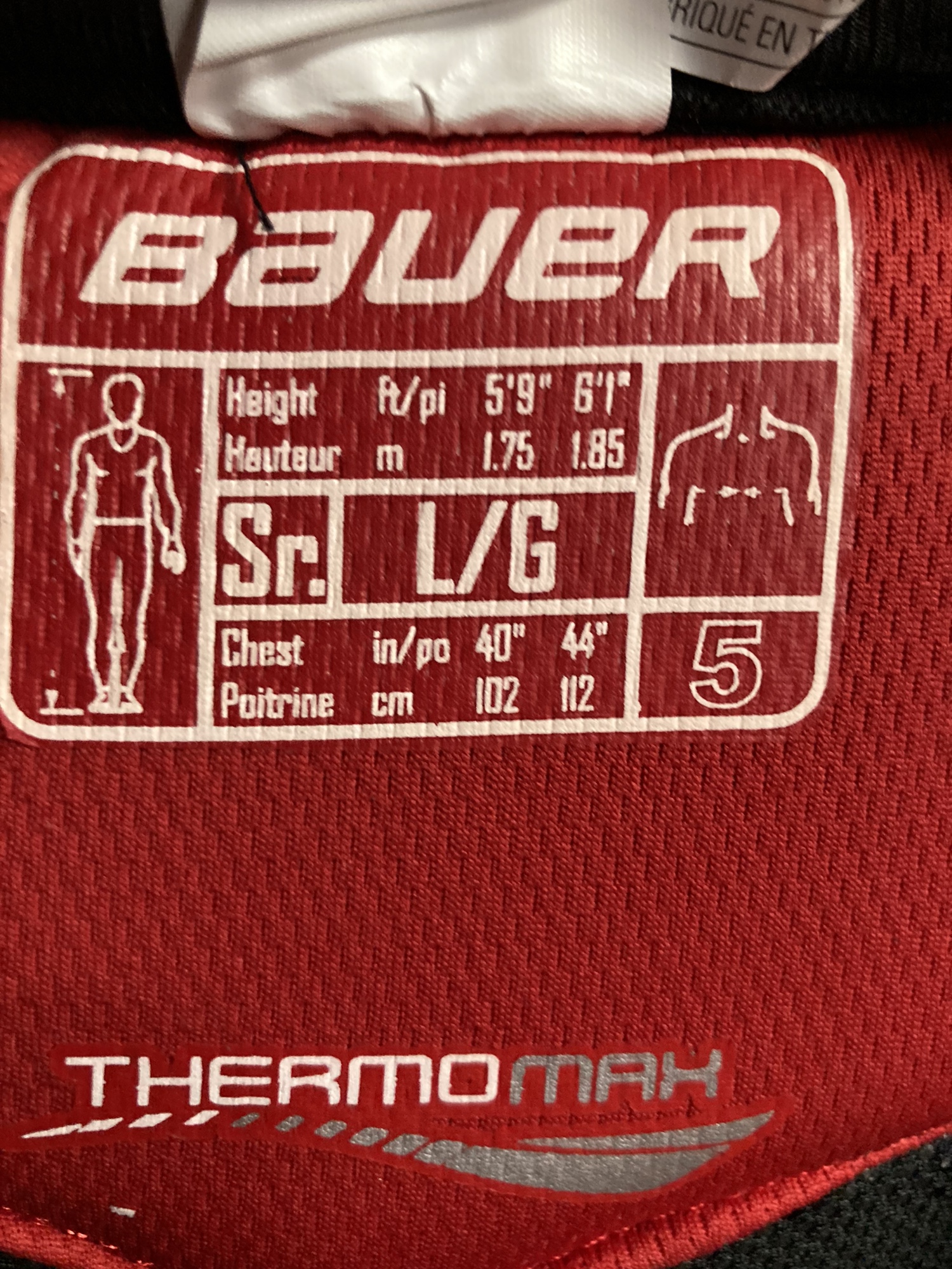 New Senior Large Bauer Vapor x900 Lite Shoulder Pads Straps Missing