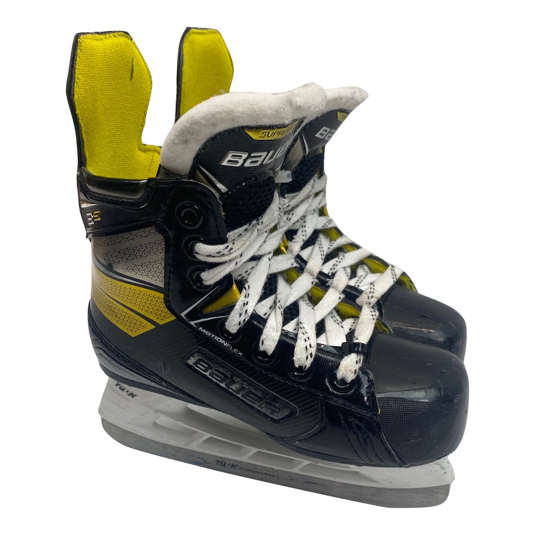 Used Bauer Supreme 3s Youth 12.5 Ice Hockey Skates SidelineSwap