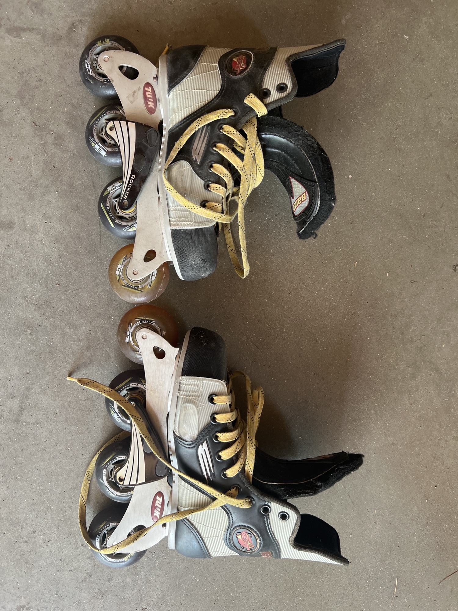 Bauer roller blades SidelineSwap