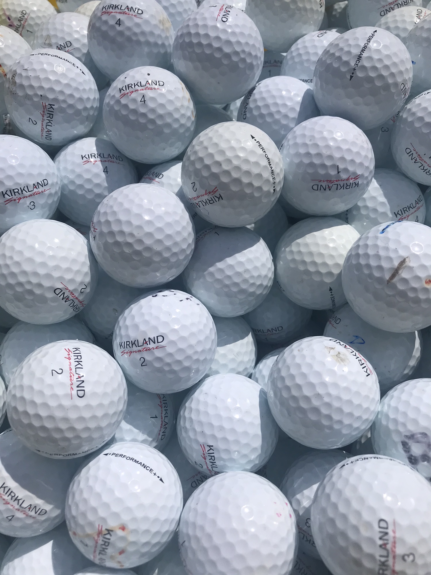 USED KIRKLAND GOLF BALLS!! 4 DOZEN 4A GRADE!! SidelineSwap