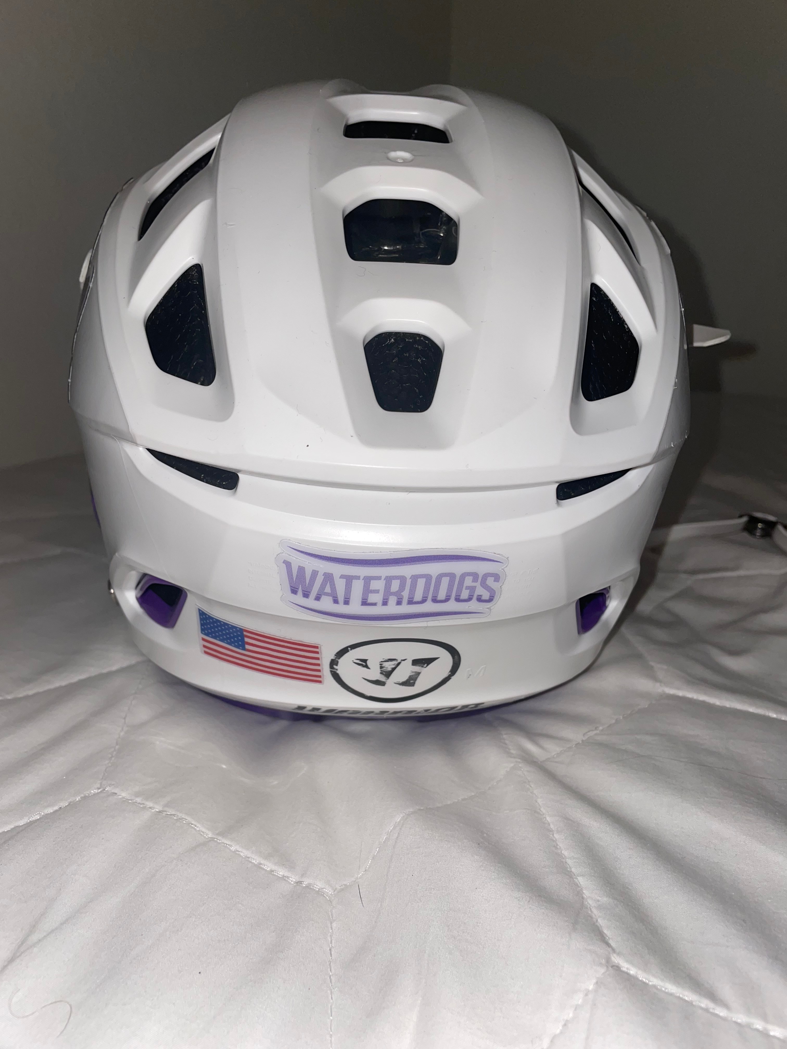 2021 ZACH CURRIER * PLL WATERDOGS GAME USED HELMET SidelineSwap