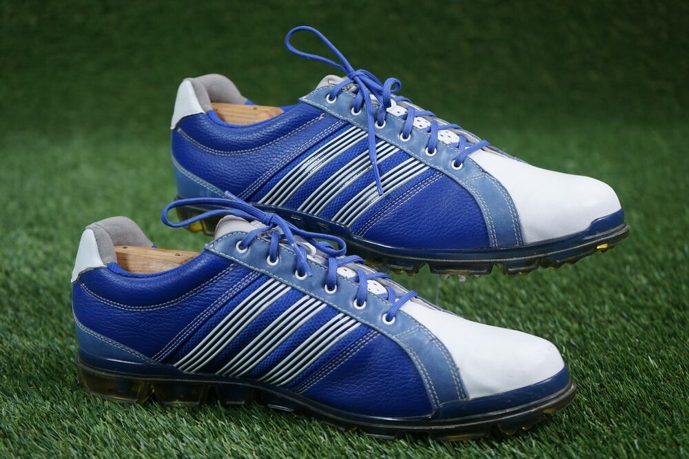 ADIDAS ADIPURE GOLF SHOES, BLUE/WHITE, US MENS 12.5 SidelineSwap