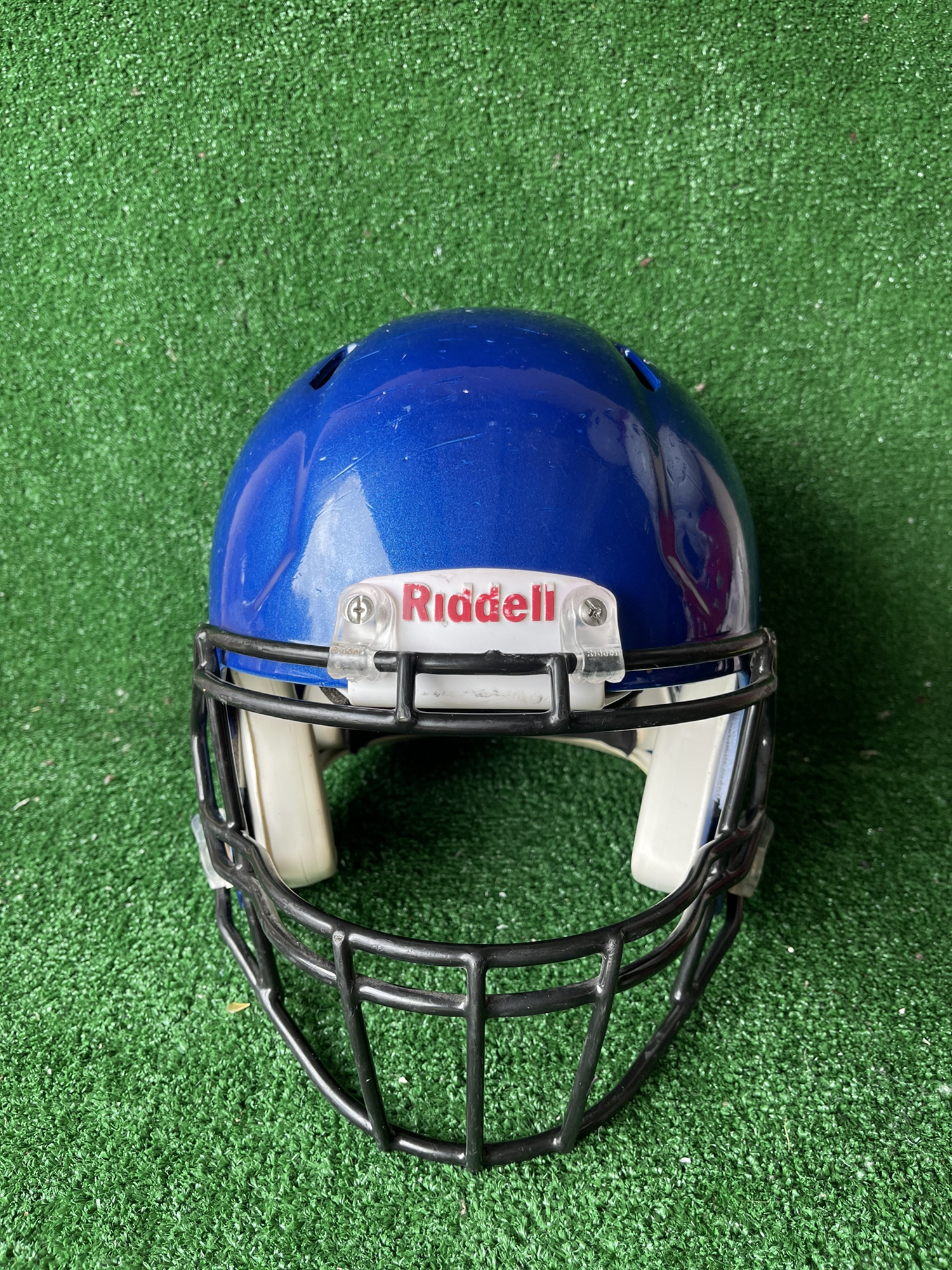 Adult Large Riddell Speed Football Helmet Blue SidelineSwap