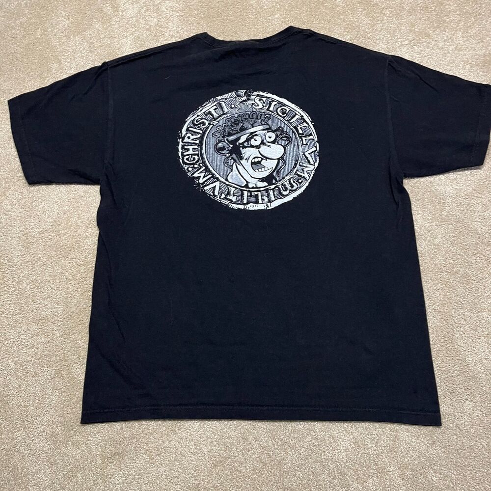 The Templars Band T Shirt Men Large Adult Black Oi NYC Rock Punk Retro