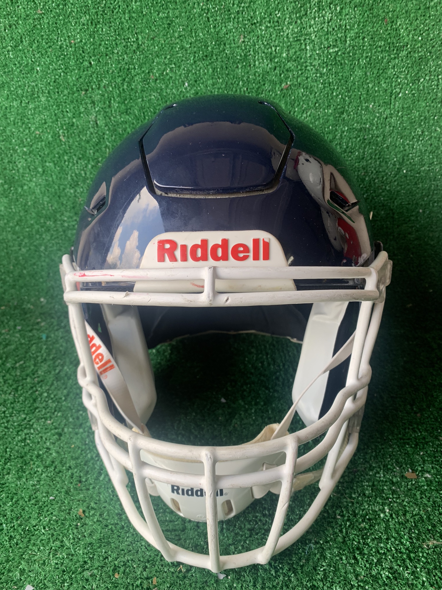 Adult Large Riddell Speedflex Football Helmet Navy Blue SidelineSwap