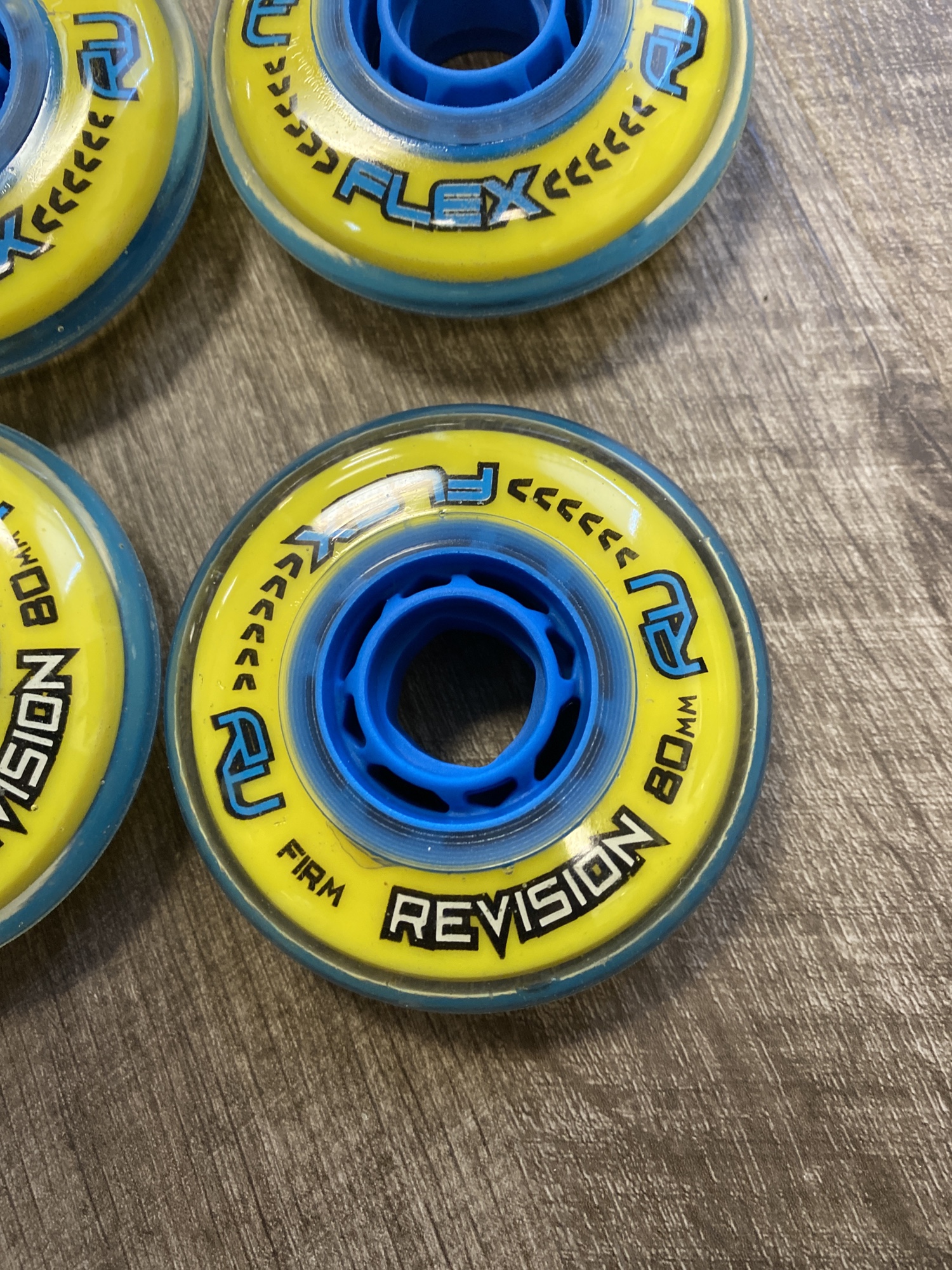 80 Mm Revision Flex Firm Roller Inline hockey wheels SidelineSwap