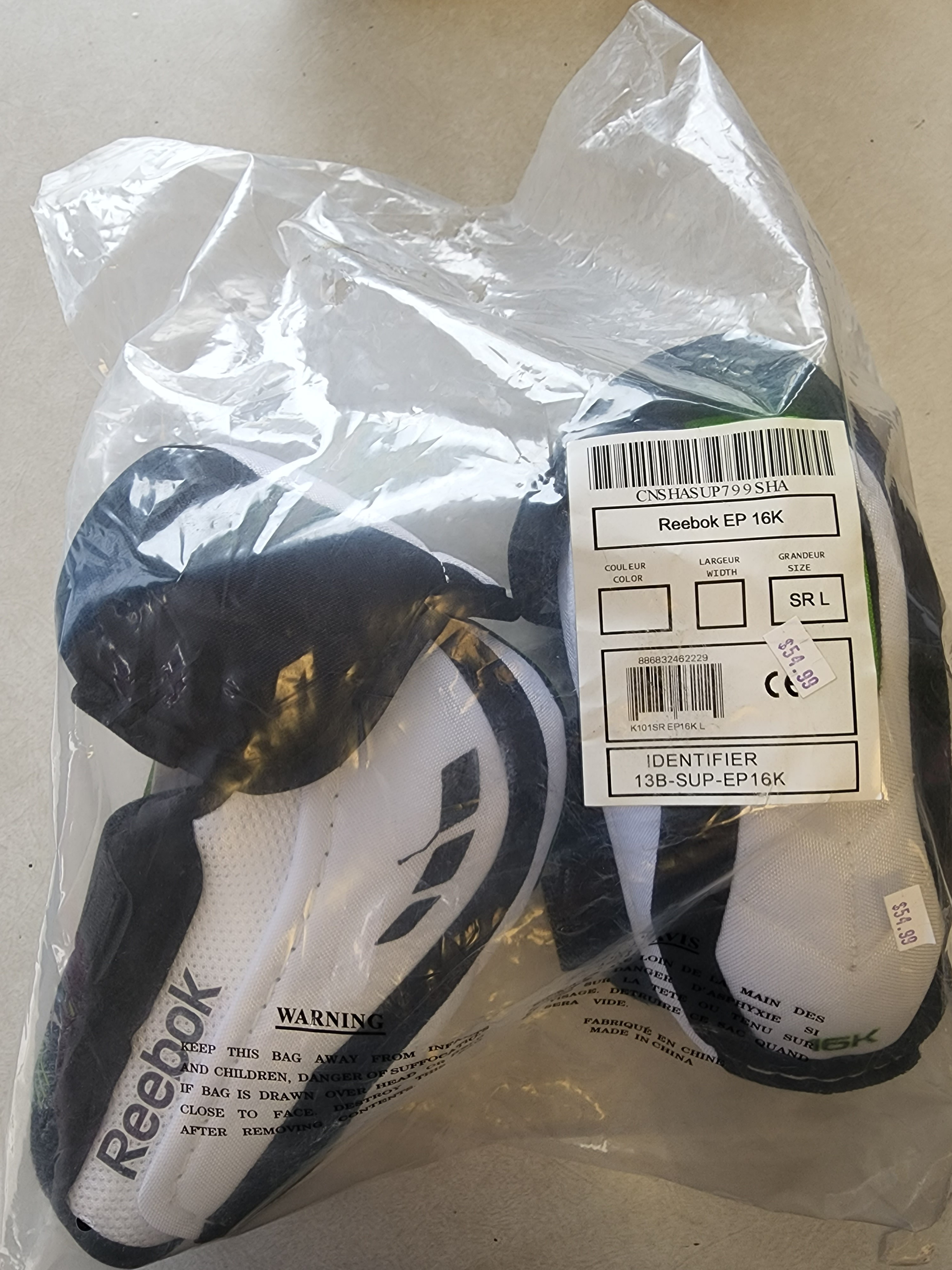 New Large Reebok 16K Elbow Pads SidelineSwap