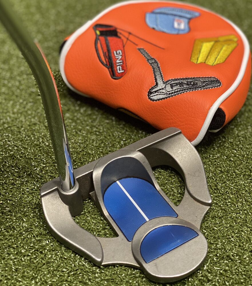 PING G2i CRAZE Mallet Putter RH 35" w/ Decal Headcover Black Dot