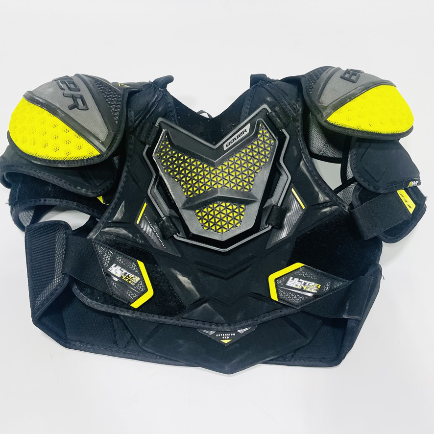 NCAA Pro Stock Bauer Supreme Ultrasonic Shoulder PadsMedium SidelineSwap