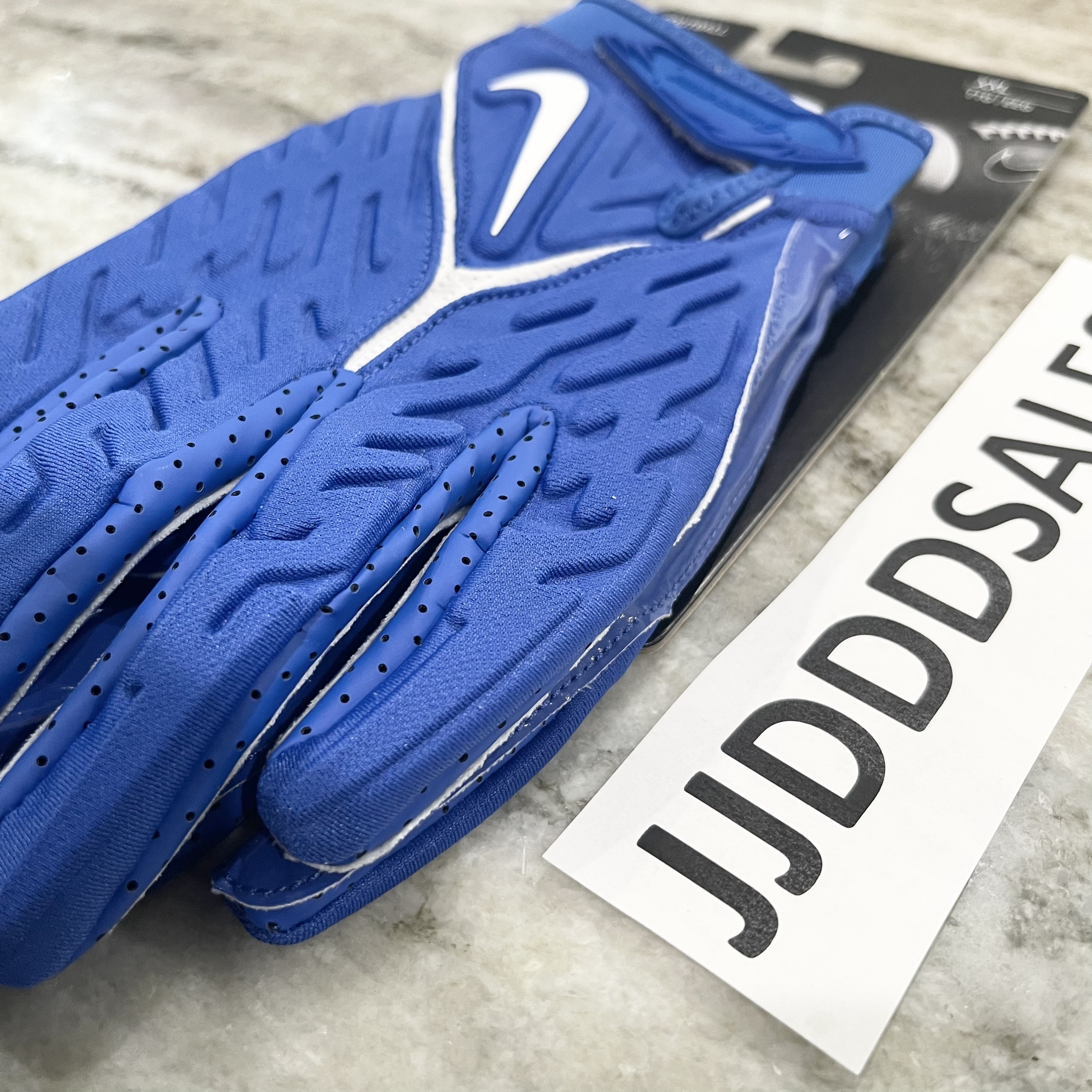 Nike Superbad 6.0 Football Gloves Padded Receiver Royal Blue Men’s XXL