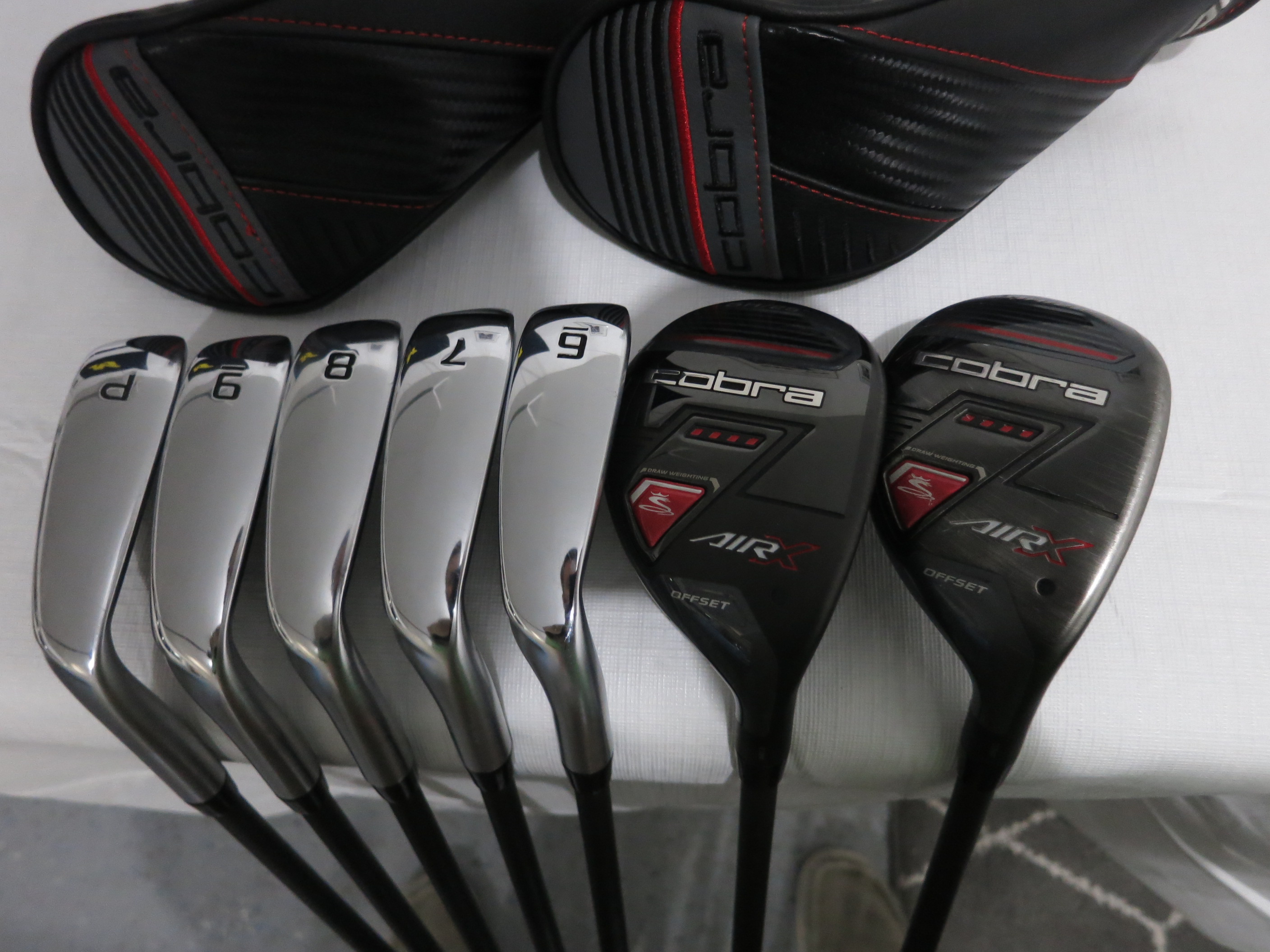 Cobra 2022 Air X Iron Set AirX 4H, 5H, 6PW Regular Flex Graphite