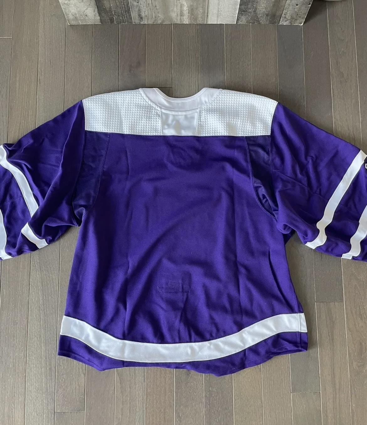 Holy Cross Crusaders Auth Adidas Hockey Jersey Goalie Size 58 Made In