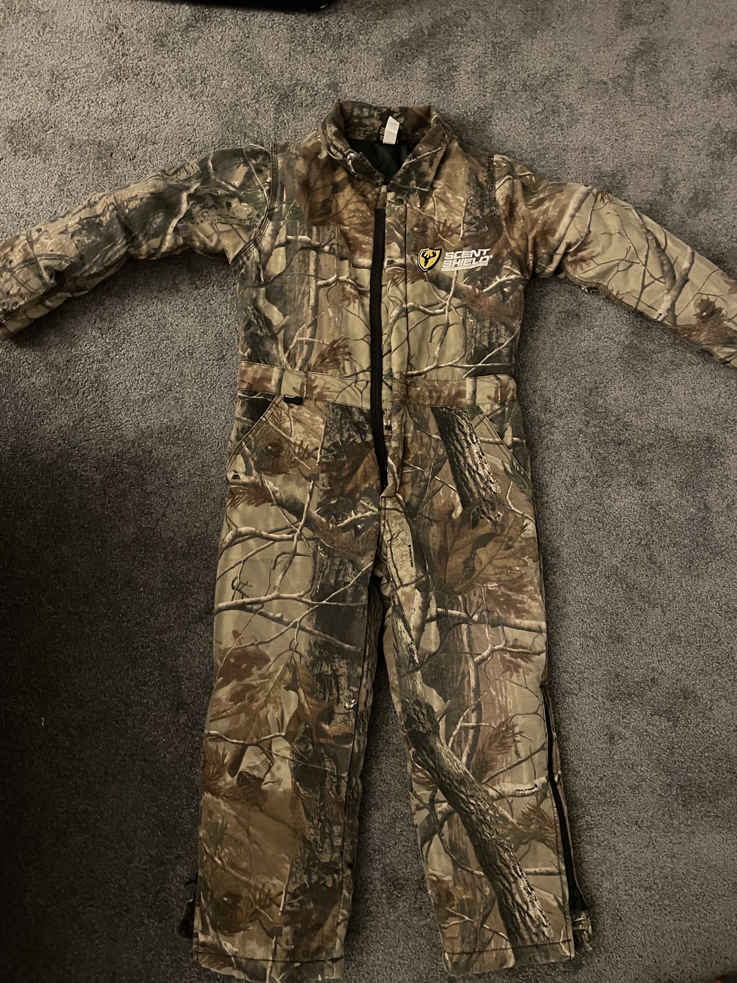 Youth Hunting Camo insulated Coverall SidelineSwap