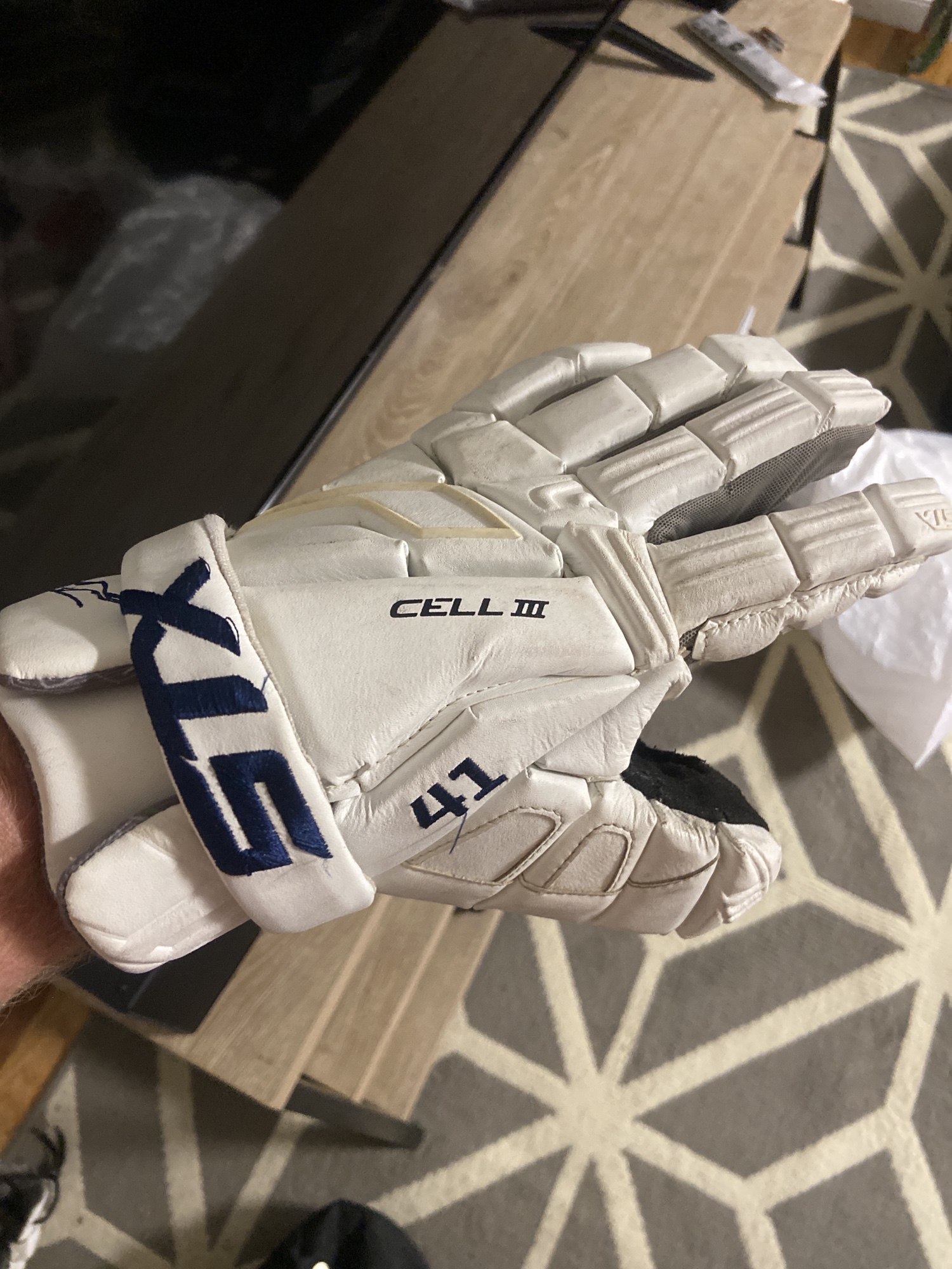 Gilman Lacrosse STX Cell 3 Gloves SidelineSwap