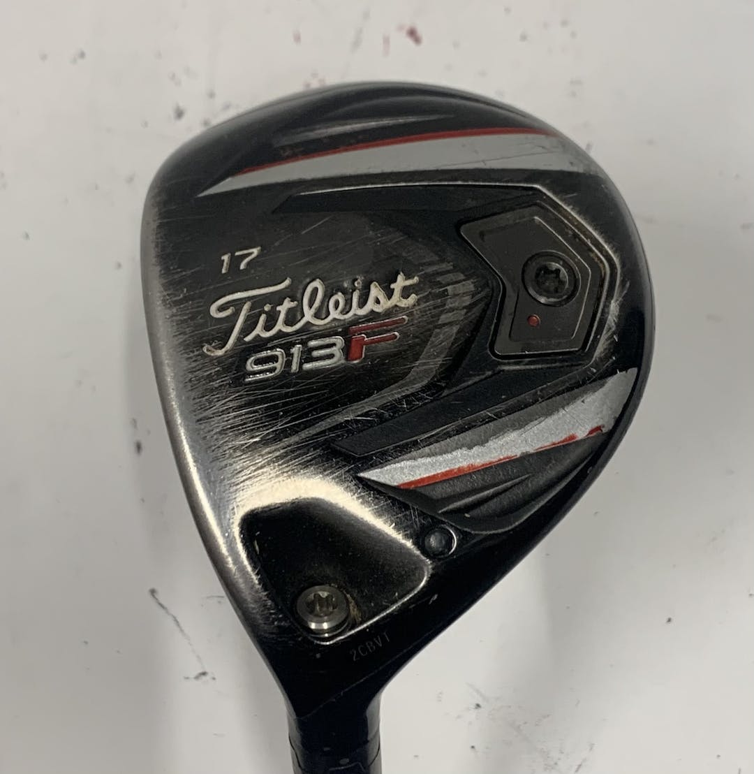 Used Titleist 913f Left Hand 17 Degree Fairway 3 Wood Graphite Senior