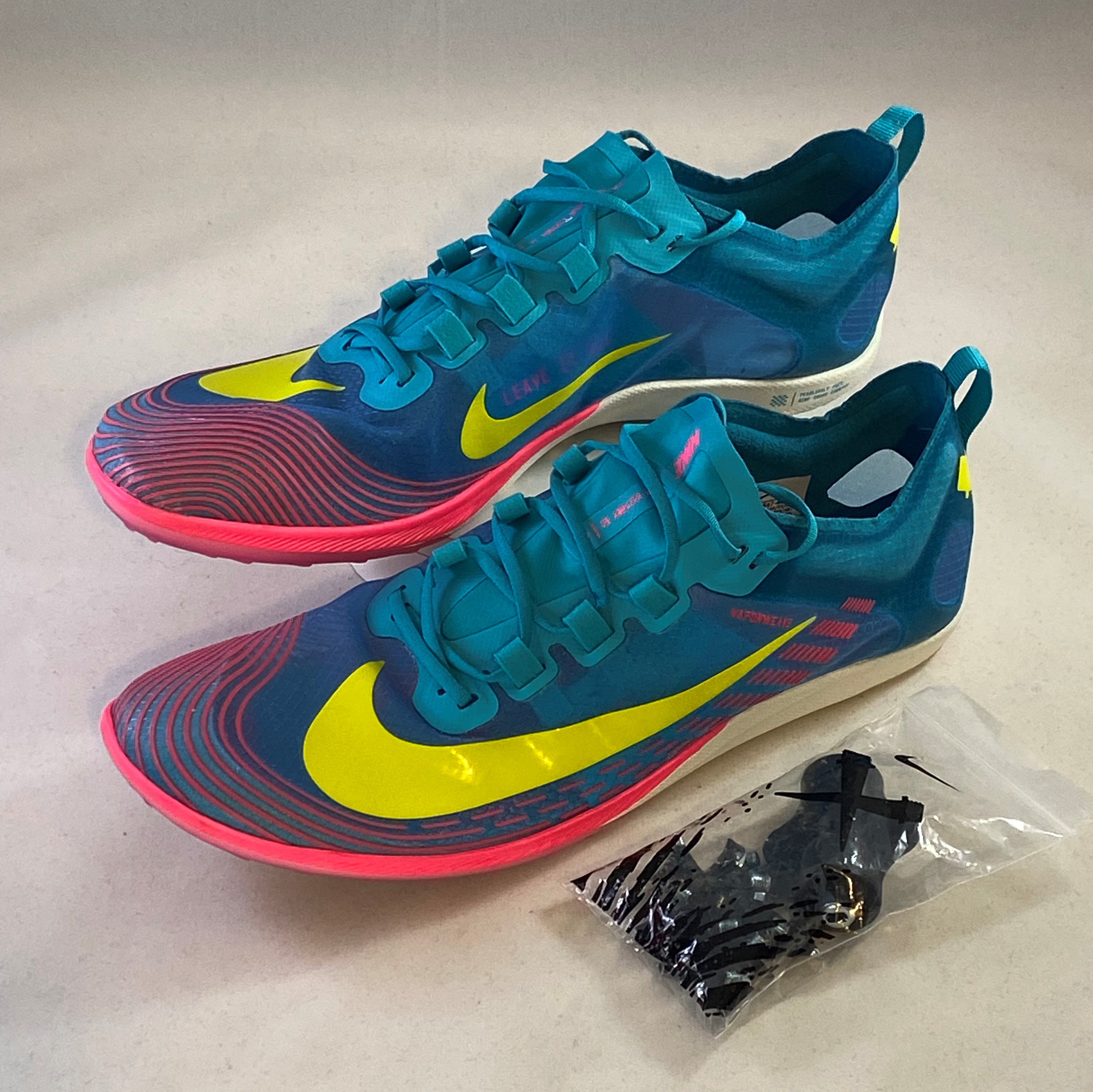 NIKE Zoom Victory 5 XC Size 10.5 "Lakeside Opti Yellow" Cross Country