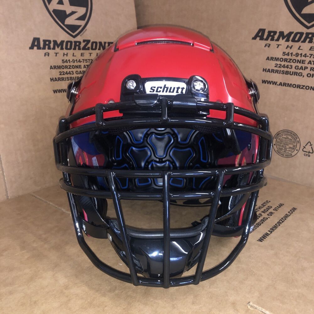 NEW SCHUTT F7 VTD ADULT FOOTBALL HELMET XL SATIN RED SidelineSwap