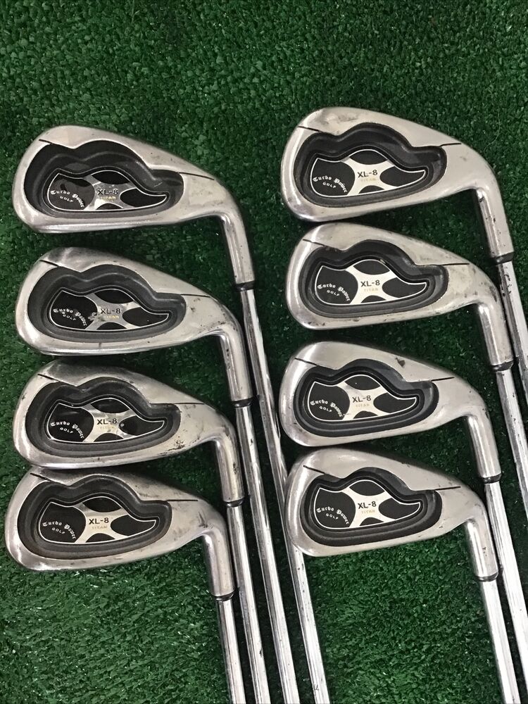 Turbo Power XL8 Titan Iron Set 3PW With Regular Steel Shafts