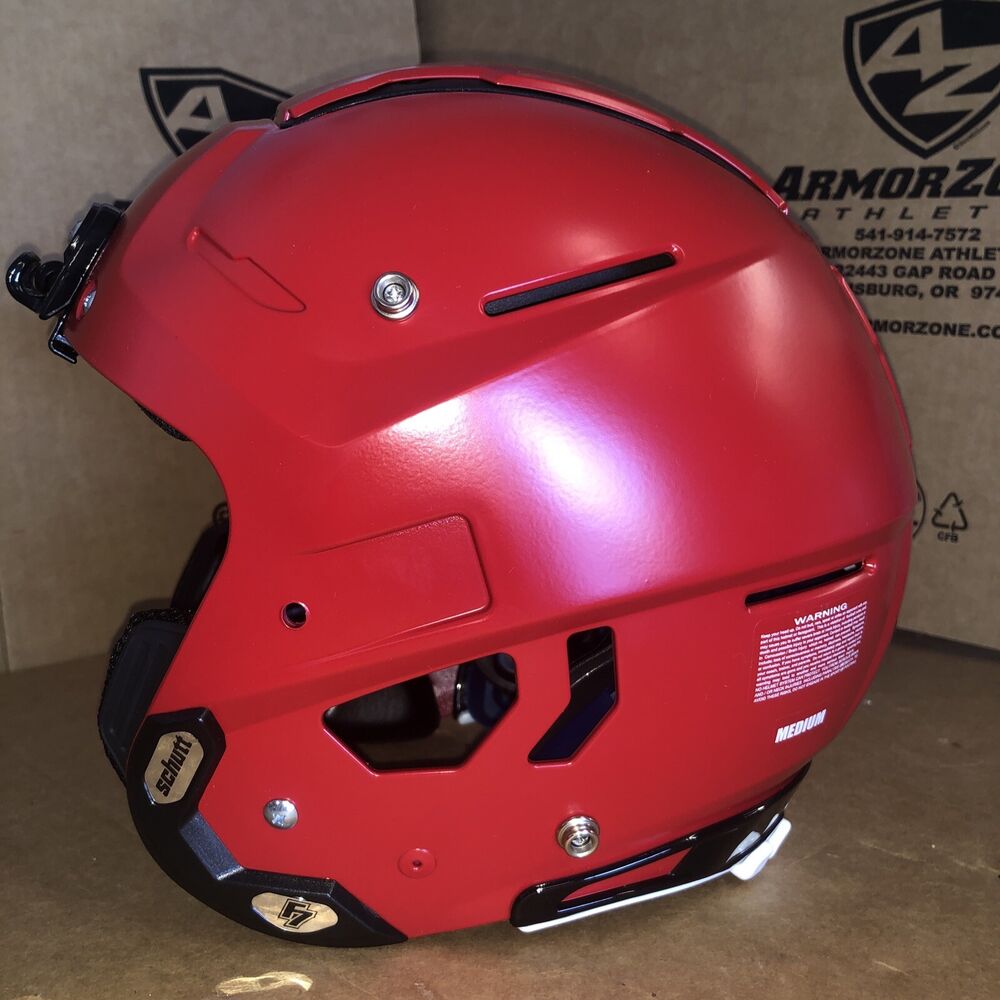 NEW SCHUTT F7 VTD ADULT FOOTBALL HELMET MEDIUM SATIN RED SidelineSwap