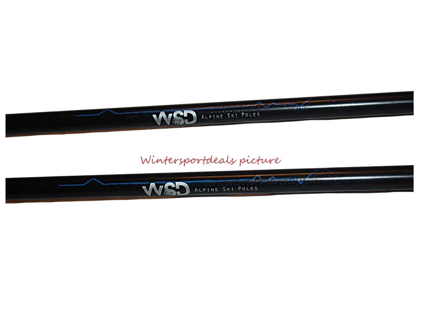 NEW Ski poles downhill/alpine Alum . Ski Poles 125cm / 50"pair with