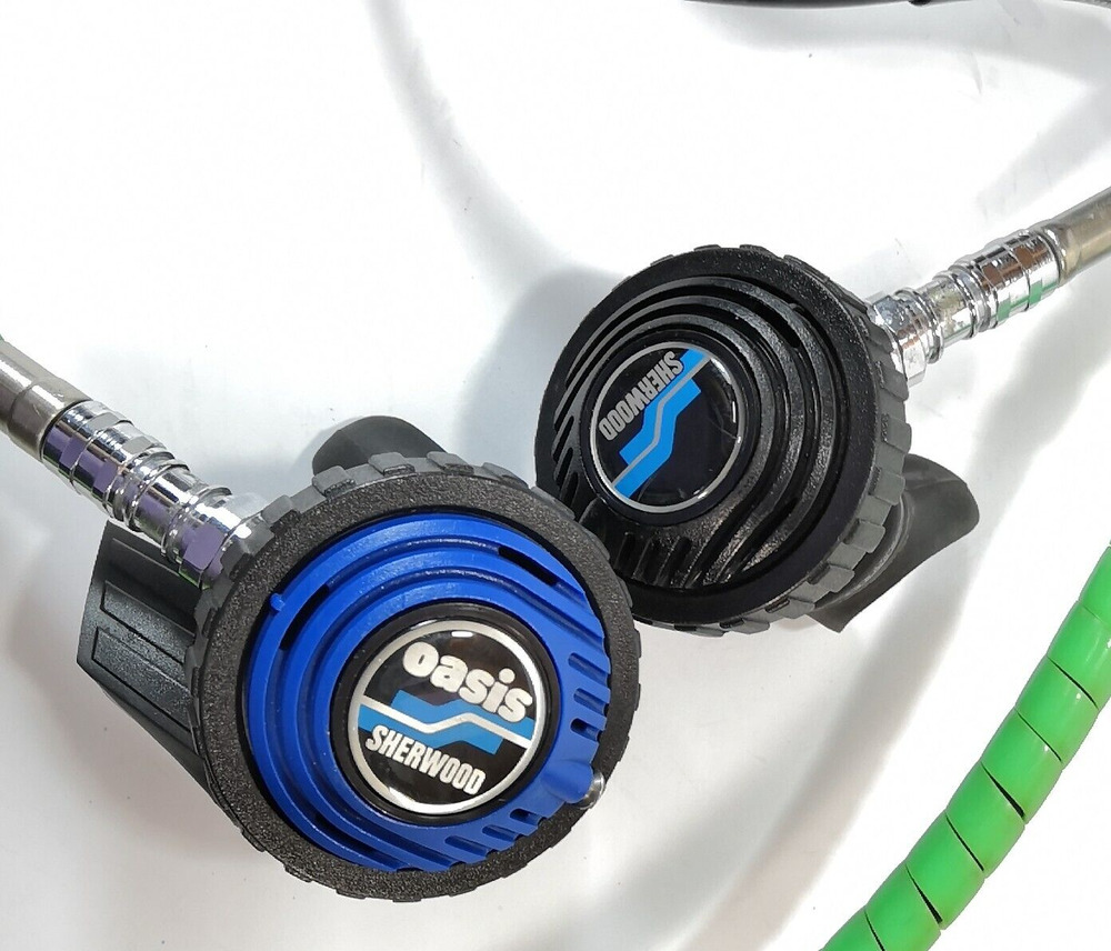 Sherwood Oasis Scuba Dive Complete Regulator Set 1st, 2nd Stage, Octo, & Console SidelineSwap