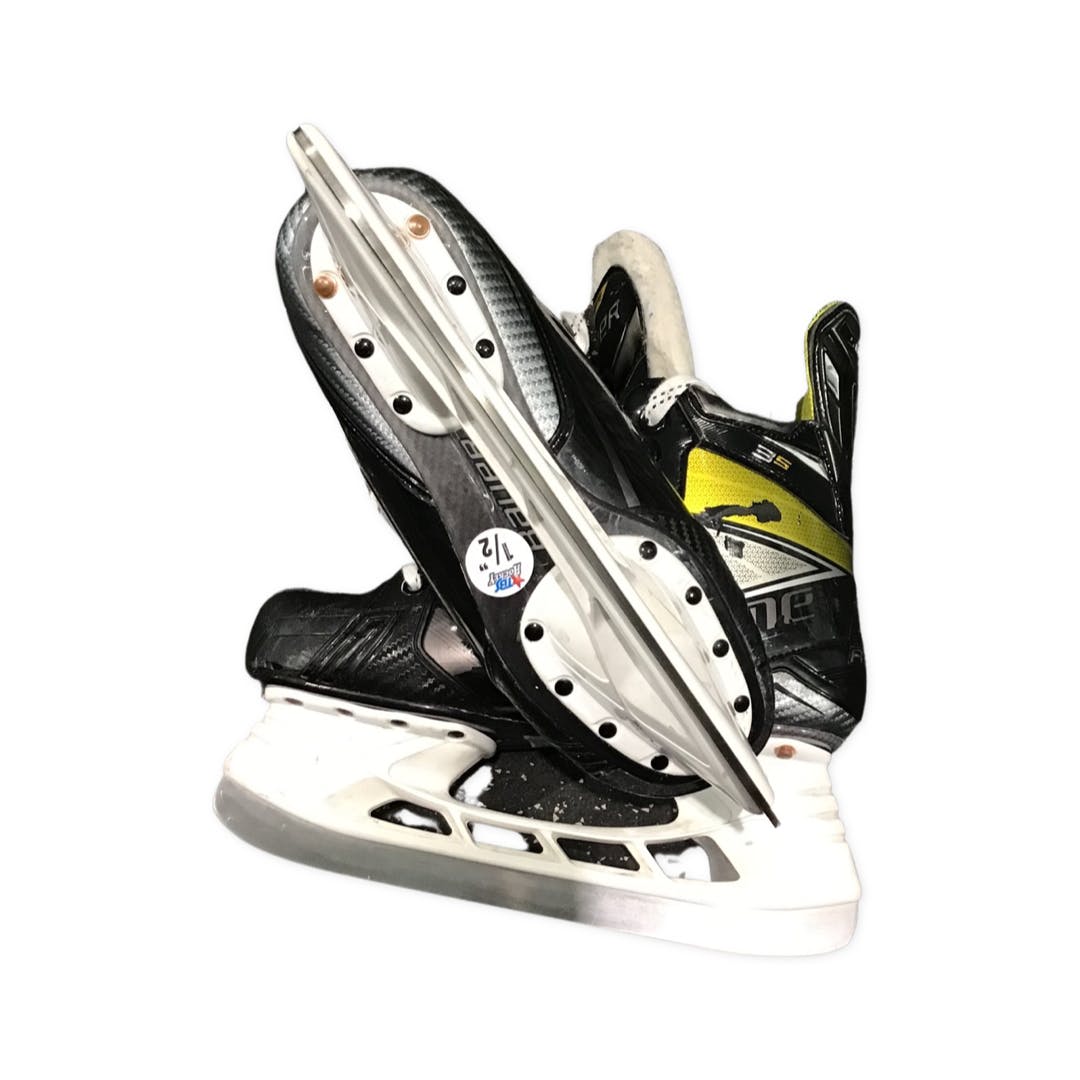 Used Bauer Supreme 3s Junior 06 Ice Hockey Skates SidelineSwap
