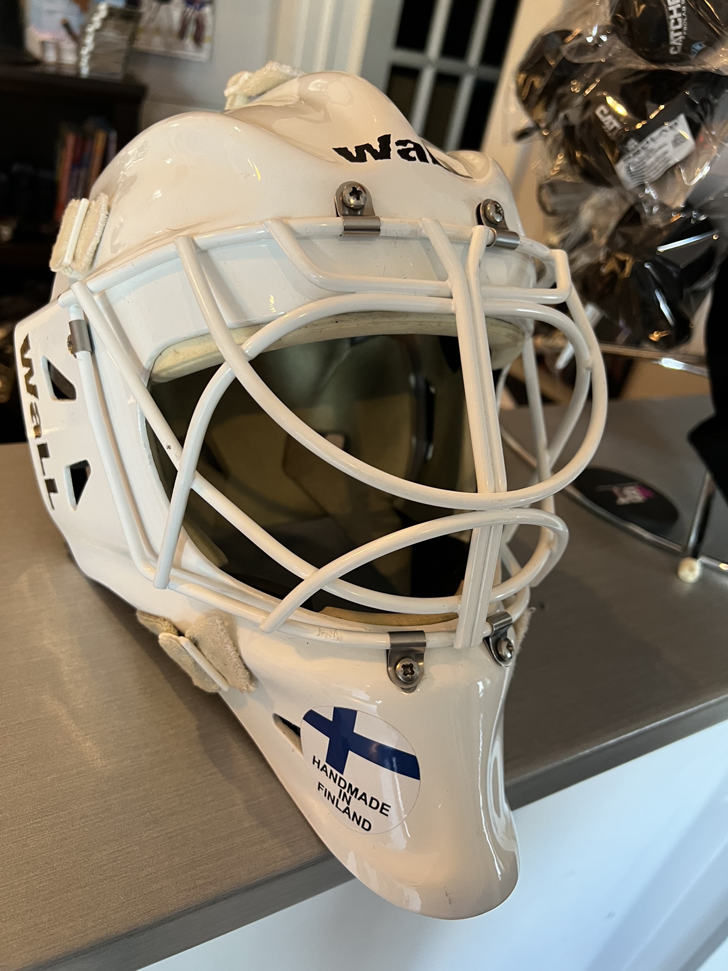 Wall W10 Goalie Mask (Made In Finland) Upgraded With W12 Padding