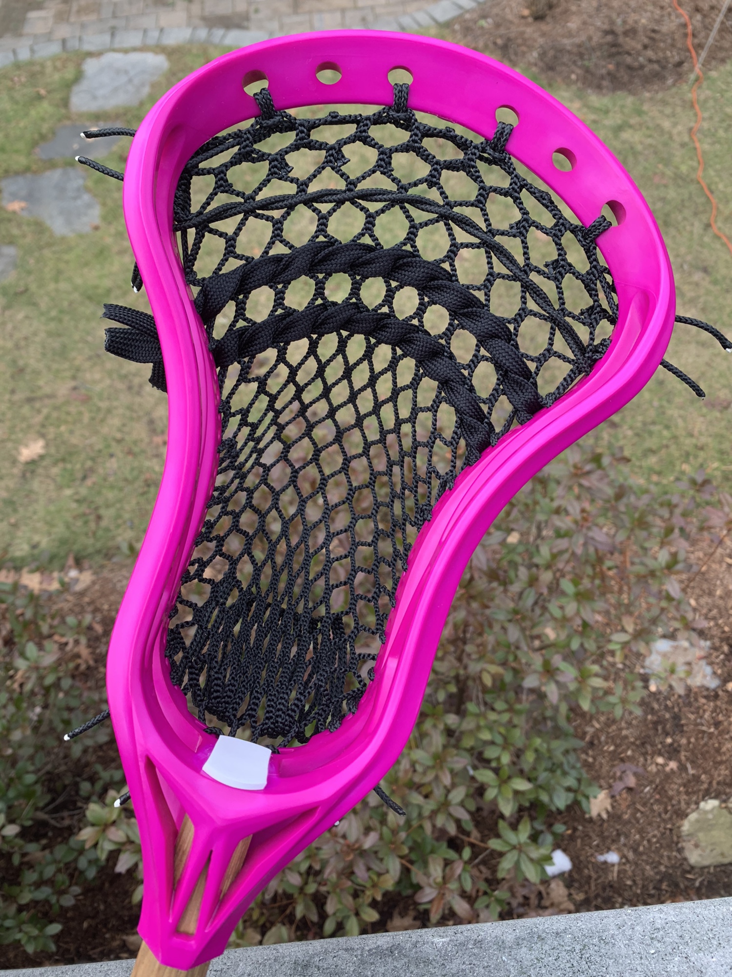 NEW Lacrosse Head CUSTOM strung w/ semisoft mesh and mid pocket