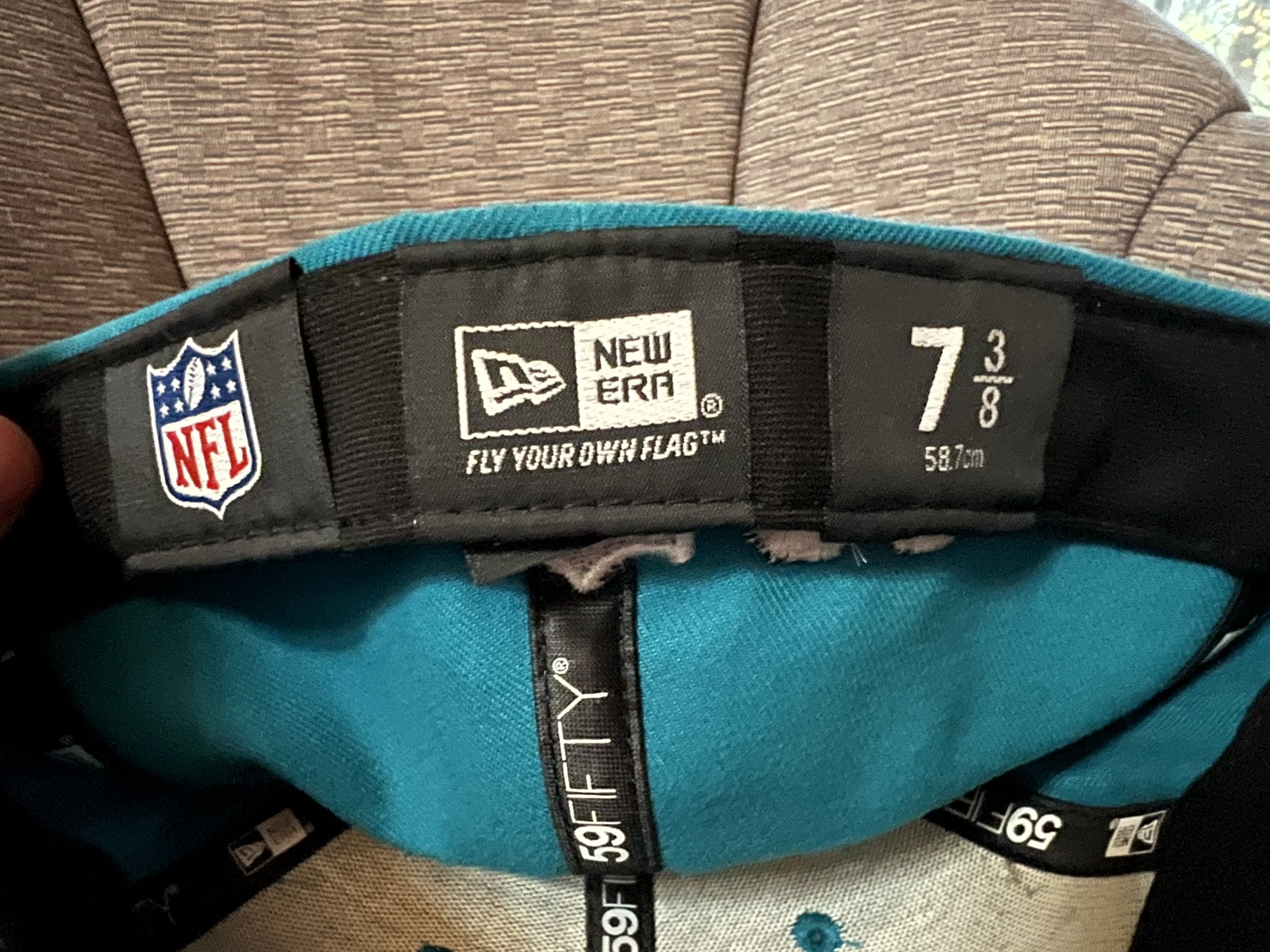 Jacksonville Jaguars 7 3/8 on field 59fifty SidelineSwap