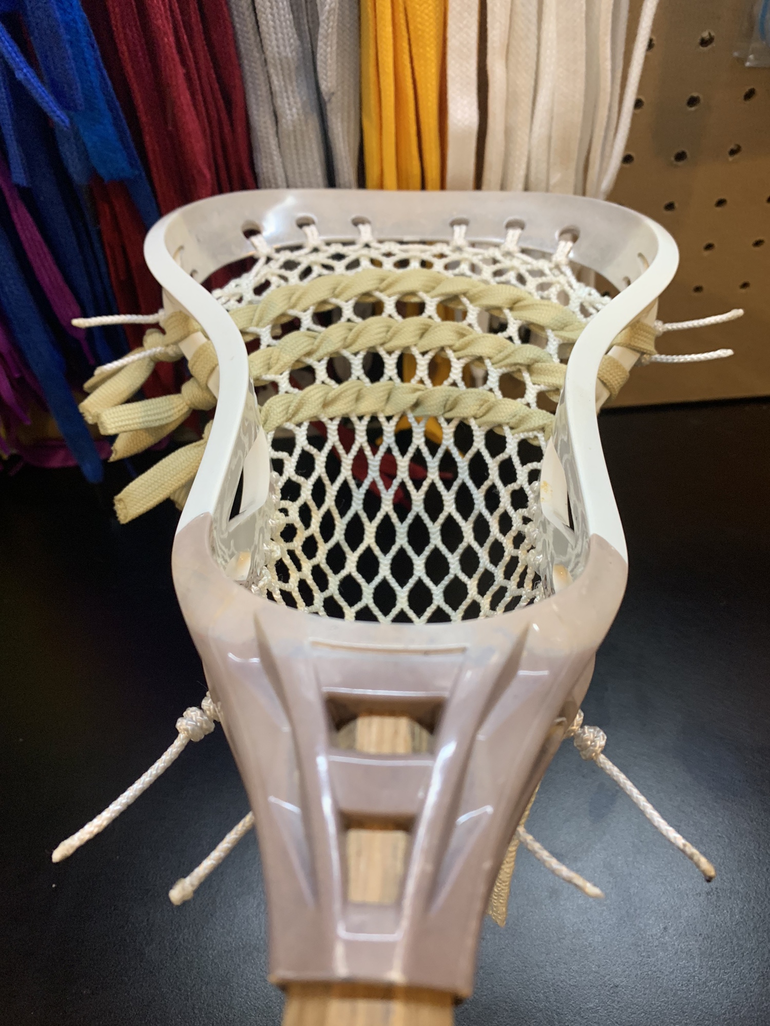 NEW Lacrosse head CUSTOM Strung W/ Laxroom XPRO Mesh SidelineSwap