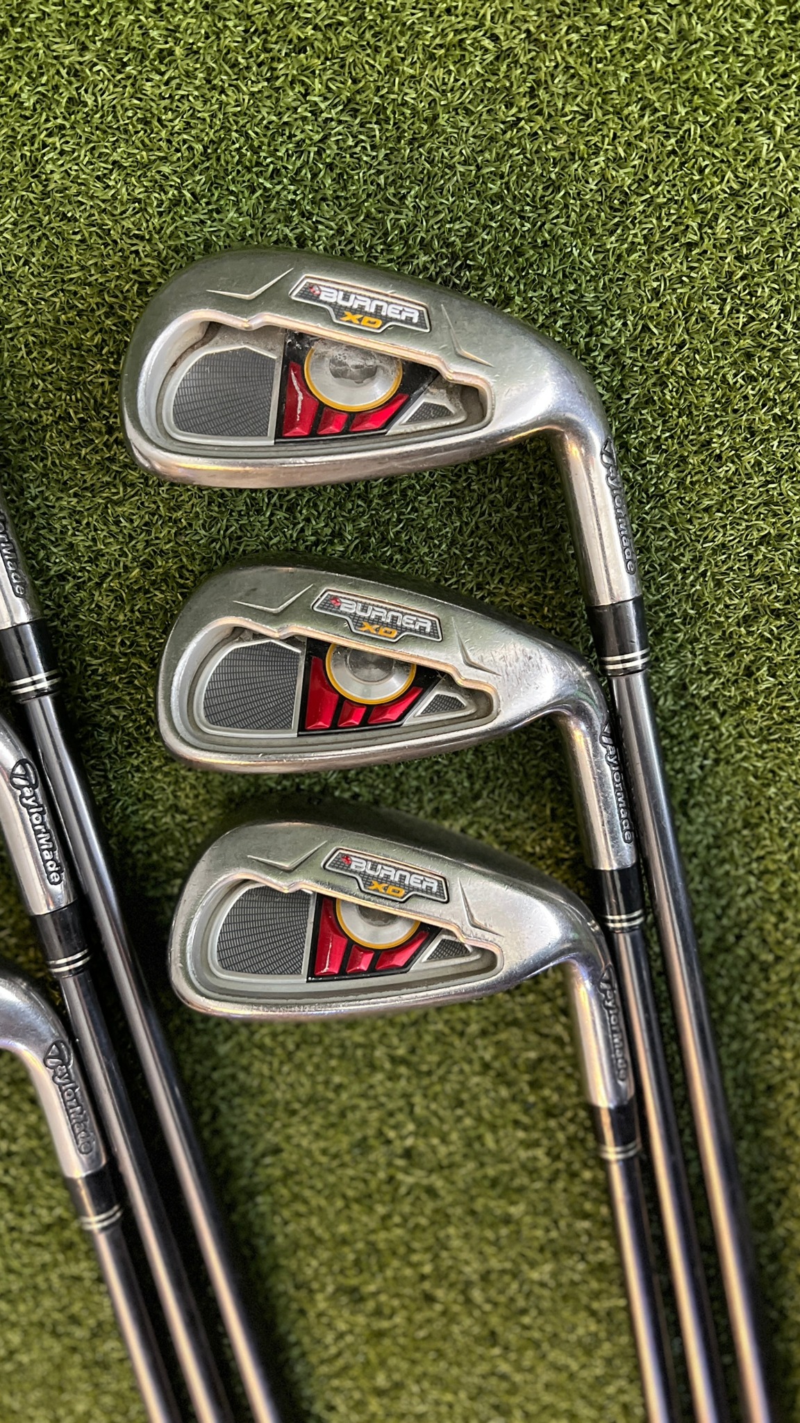 TaylorMade Burner XD Titanium 5PW Iron Set, RH, REAX Regular Graphite