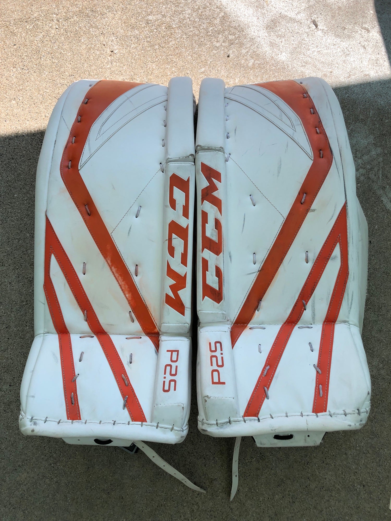 Used 28" CCM Premier P2.5 Goalie Leg Pads SidelineSwap