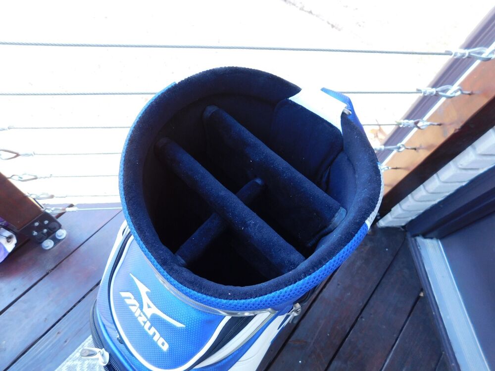 MIZUNO Golf Staff Cart Bag w/ Rain Cover Sandra Haynie LPGA TOUR PRO