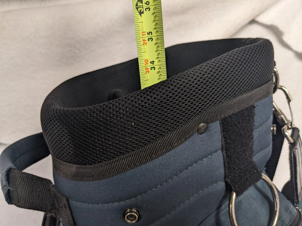 Hippo Golf Viper Golf Bag Size 4 Divider 34 In Color Blue Condition