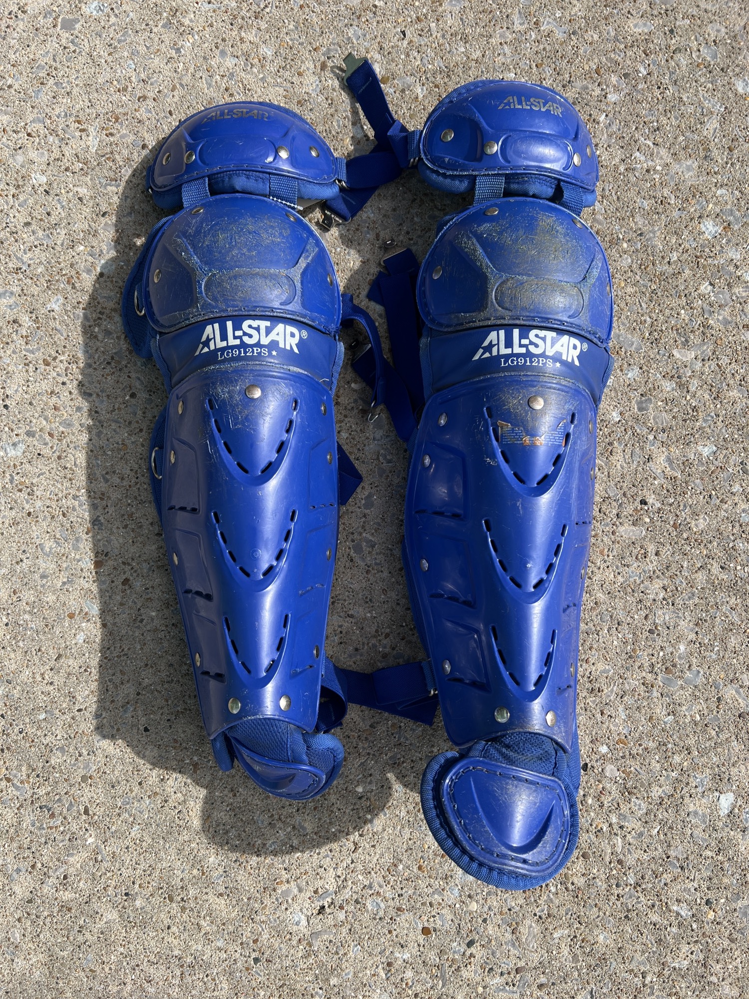 Used All Star Catcher's Leg Guard LG912PS SidelineSwap