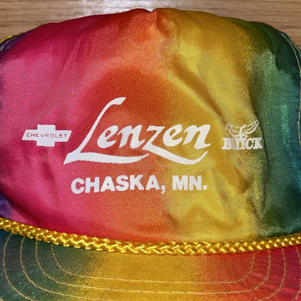 Vintage Lenzen Chevrolet Buick Dealer Chaska Minnesota Rainbow RARE
