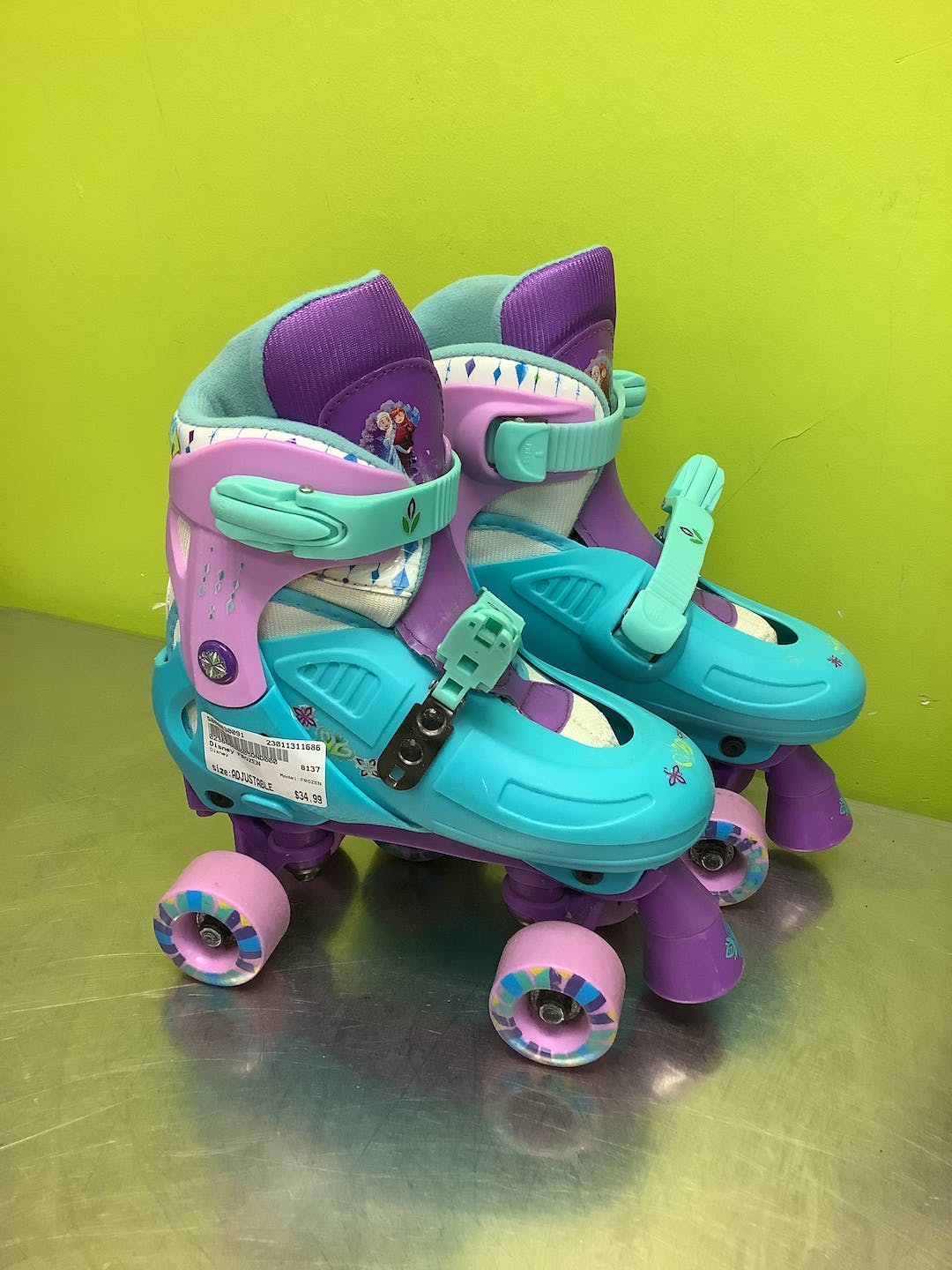 Used Disney Frozen Adjustable Inline Skates Roller And Quad