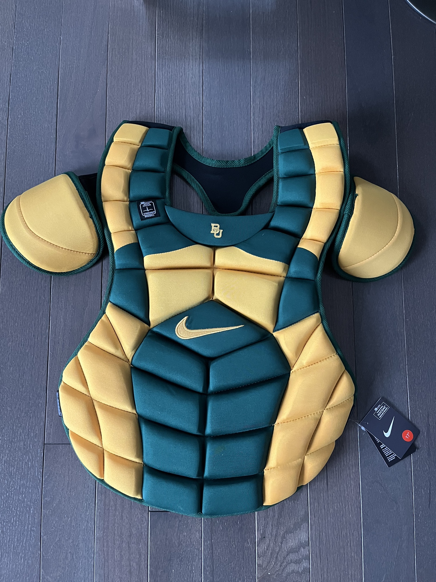 Nike Vapor Catcher Chest Protector Vest Protection Size 17” Baylor U