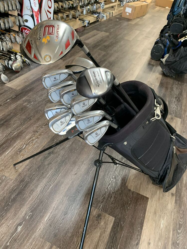 Complete Set of TaylorMade Golf Clubs + Bag SidelineSwap