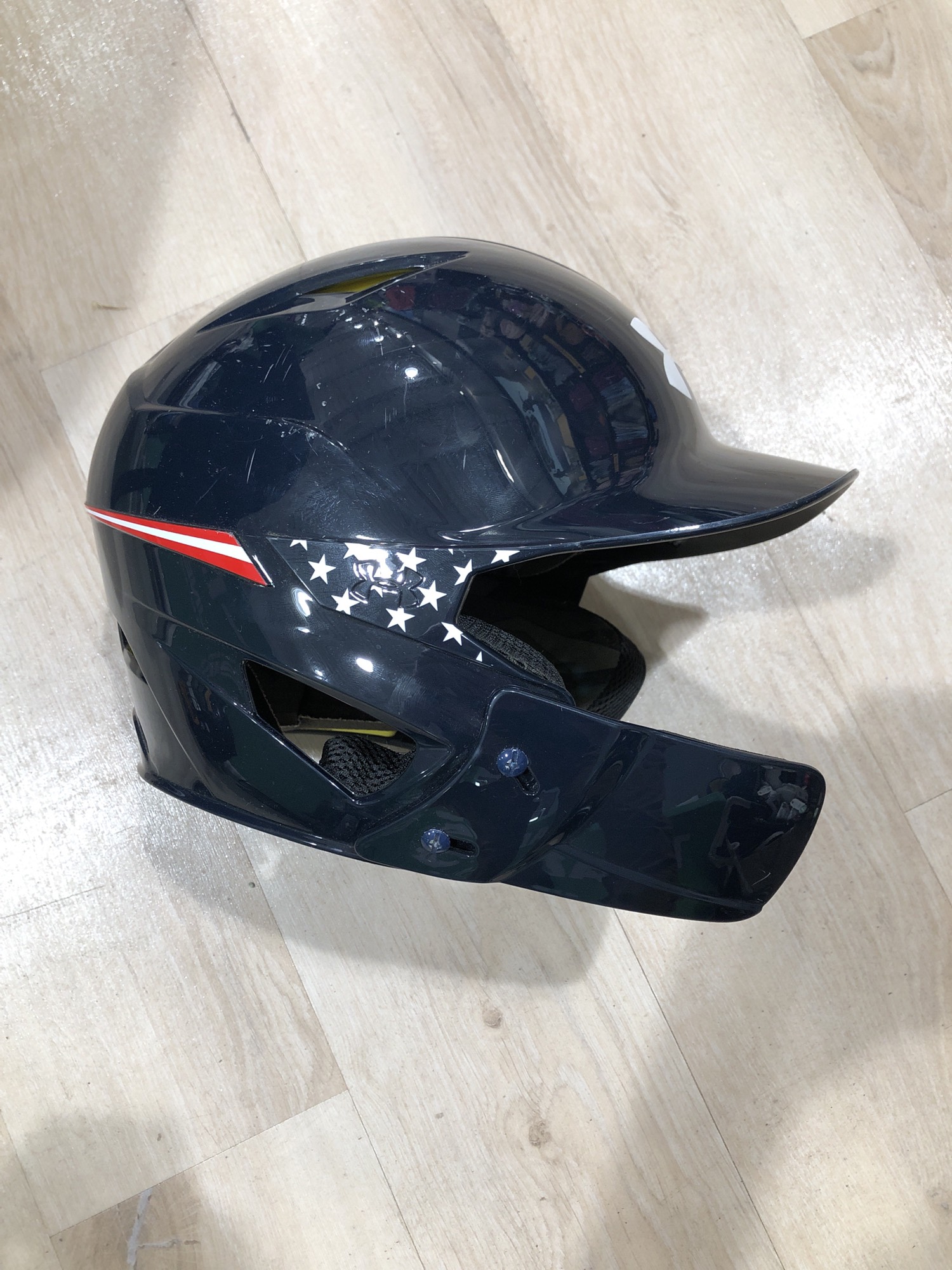 Used Under Armour UABH2 Baseball Batting Helmet with Jaw Guard (6 1/2 7 1/2) SidelineSwap