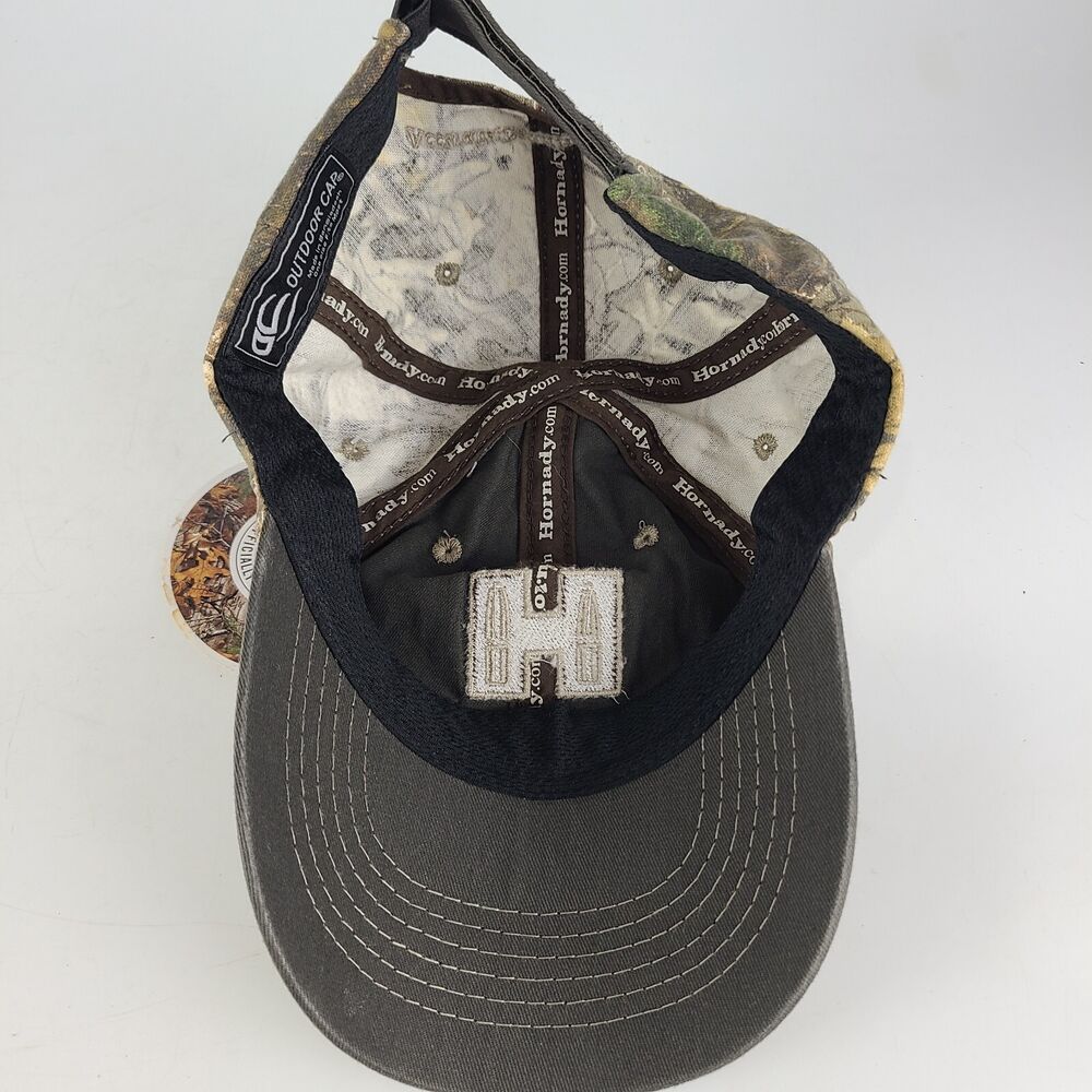 Hornady Men's Camo Snapback Baseball Cap Hat Hunting Bullets Outdoor SidelineSwap