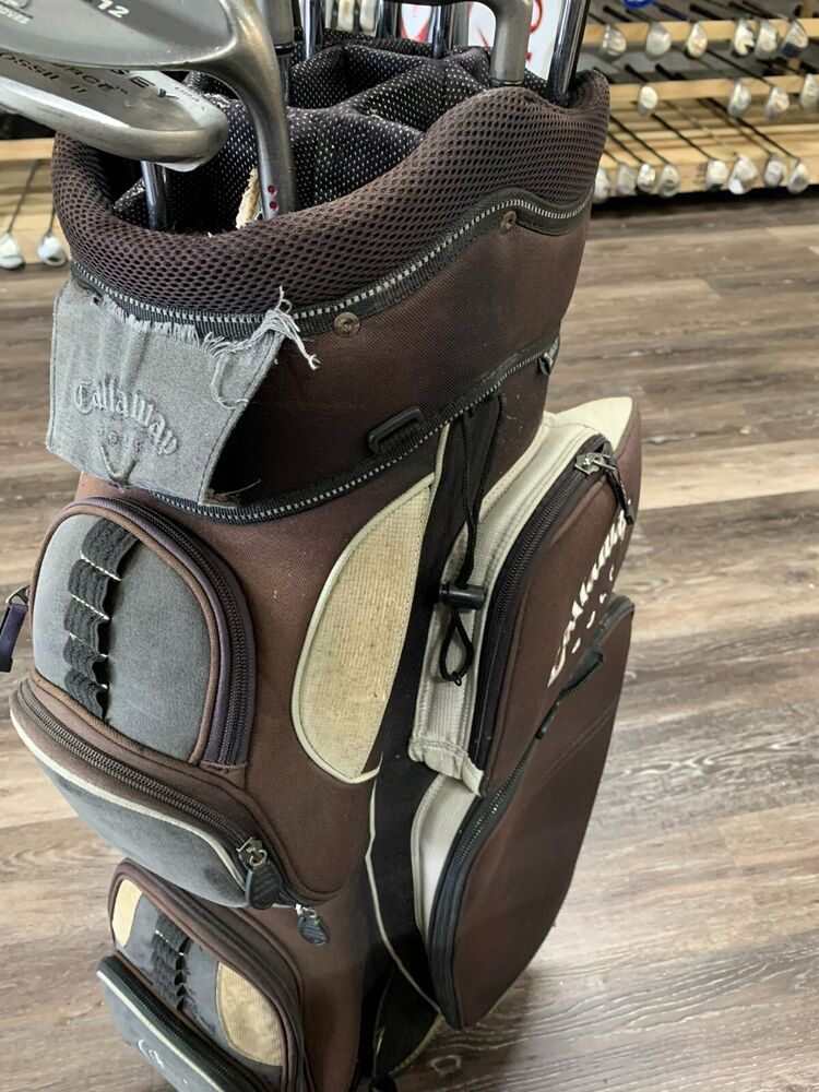 Complete Set of Callaway Golf Clubs + Cart Bag SidelineSwap