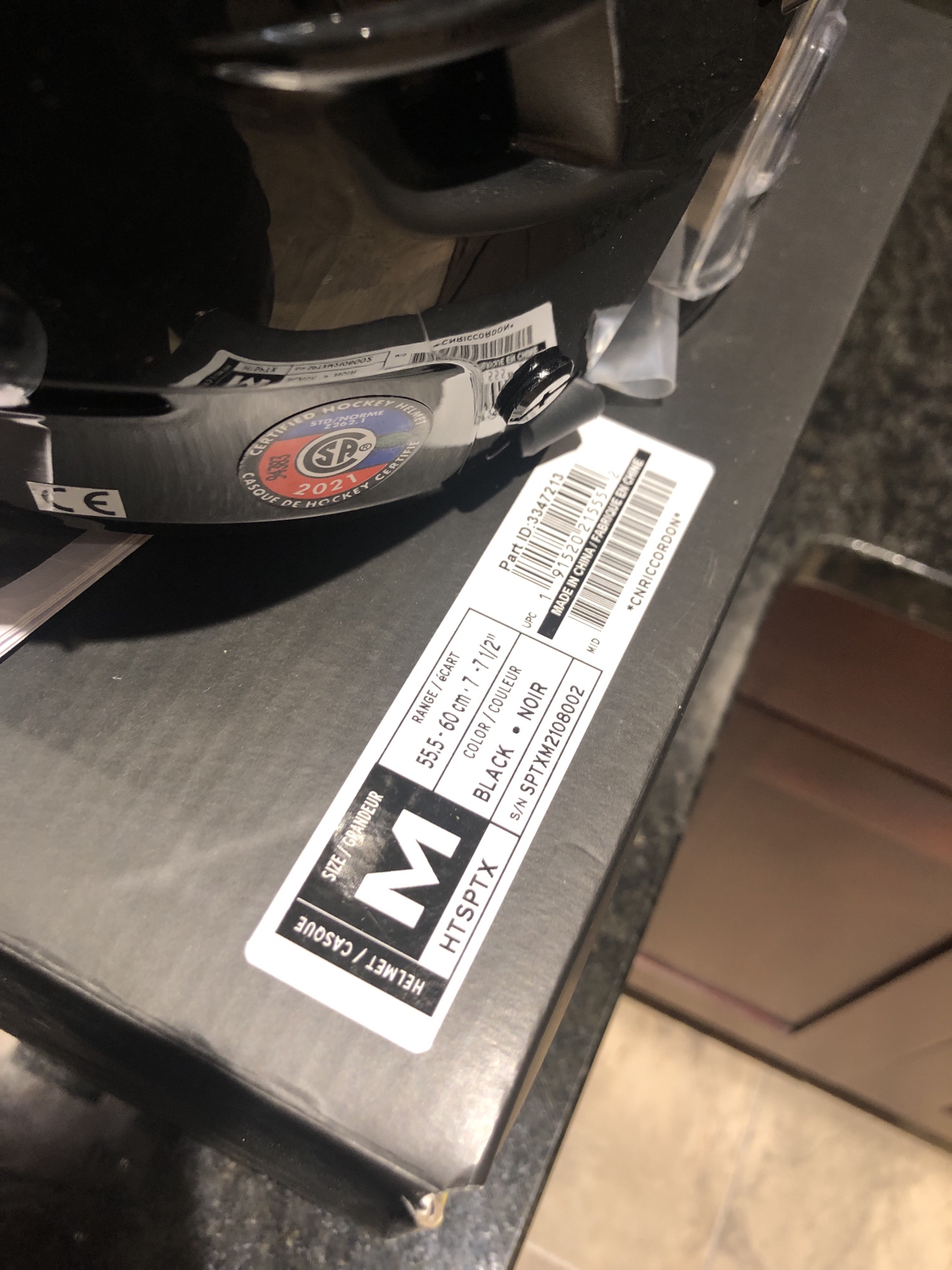New Medium CCM Super Tacks X Helmet SidelineSwap