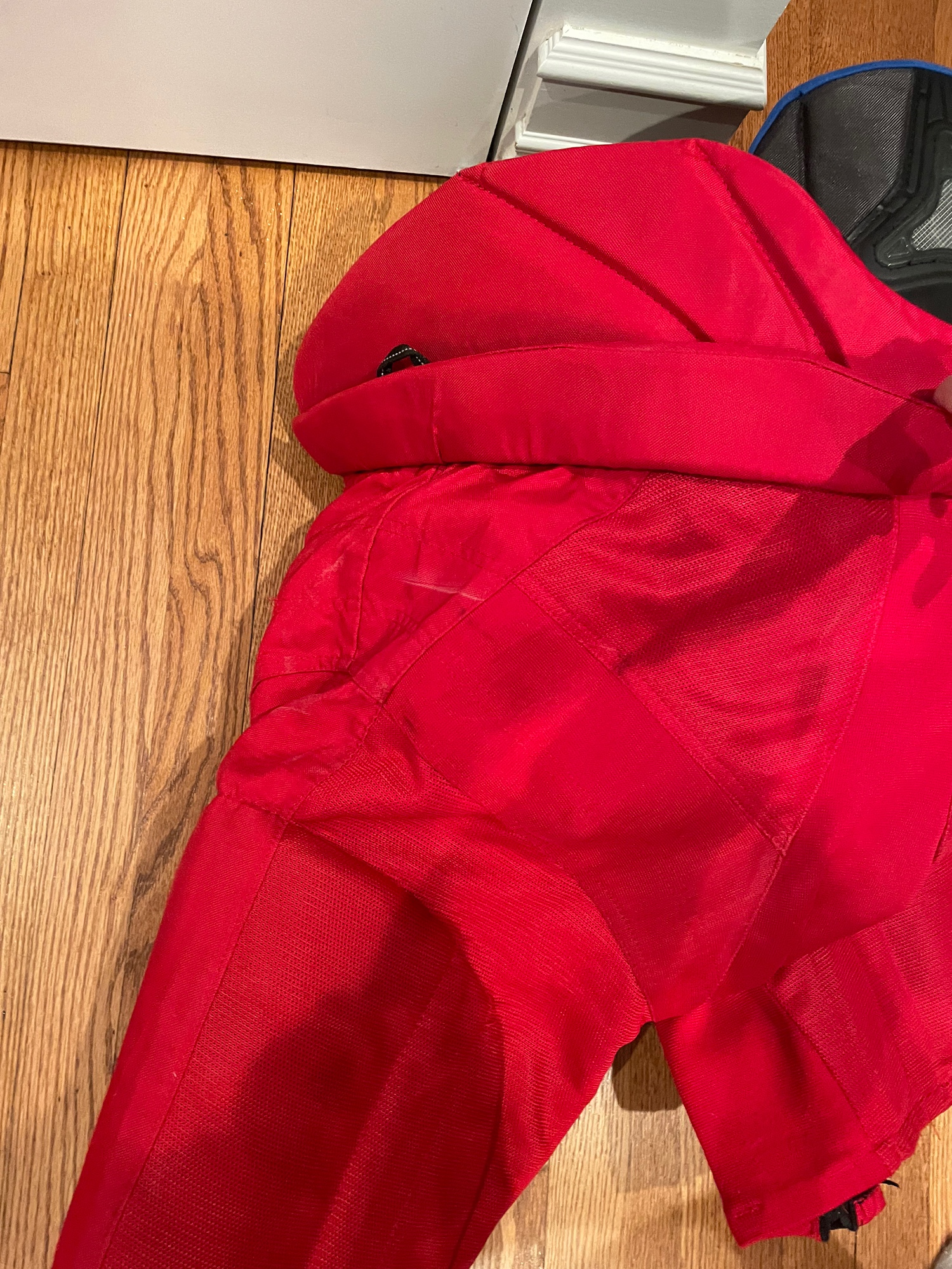 GAME WORN Cornell Big Red Hockey Pants // 4 Hank Kempf SidelineSwap