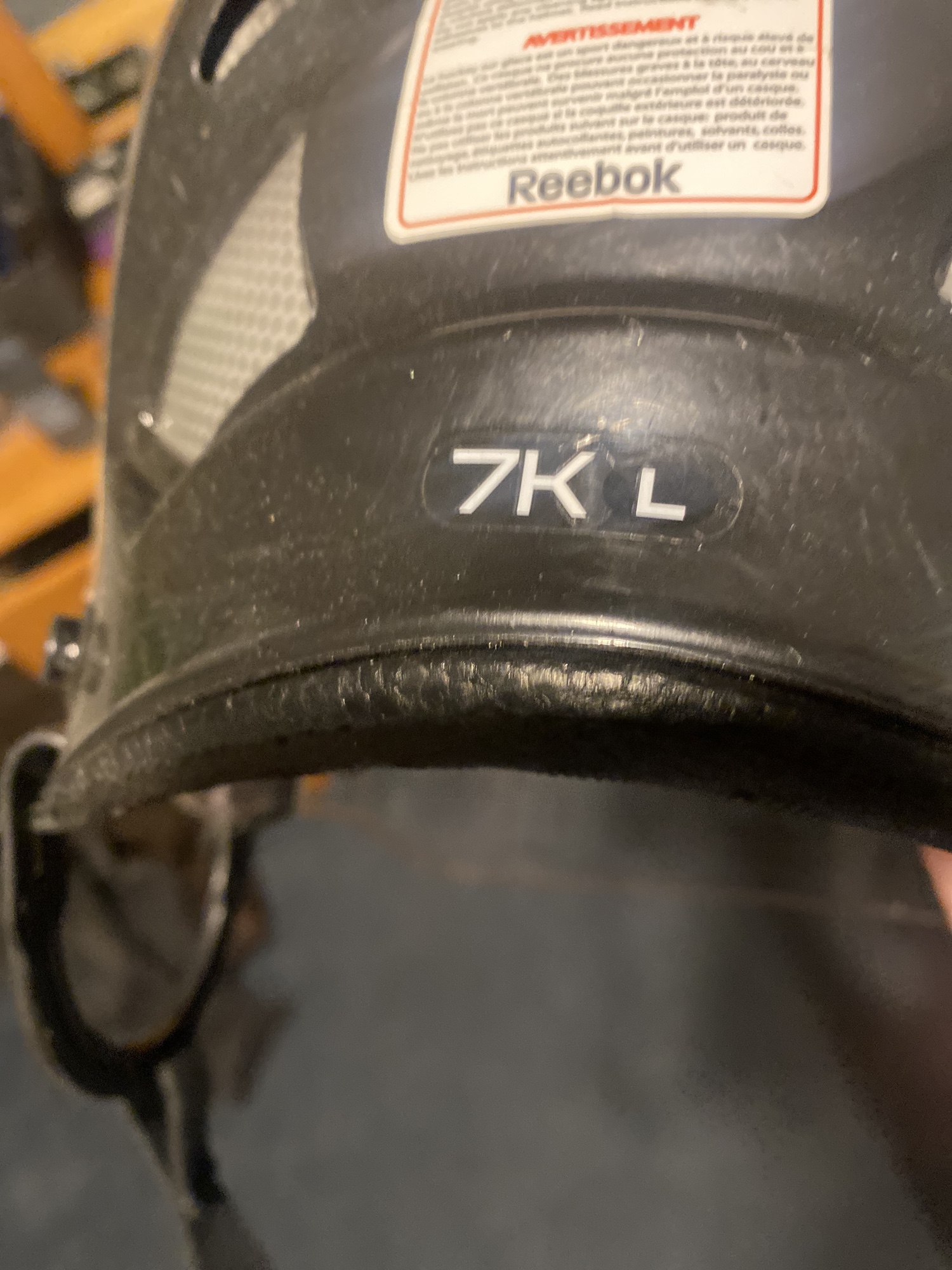Used Large Reebok 7K Helmet SidelineSwap