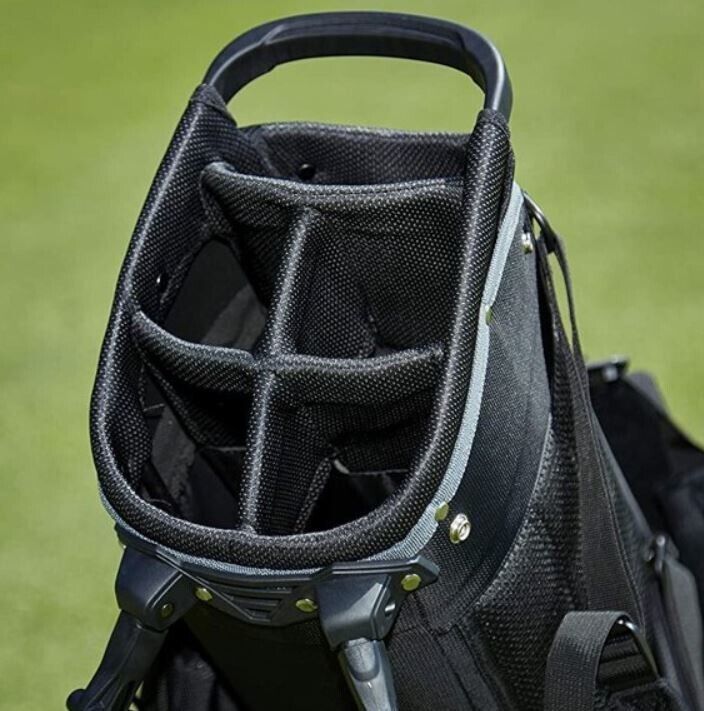 Wilson Staff Feather Lightweight Carry Stand Golf Bag BLACK 5Way New 83971 SidelineSwap