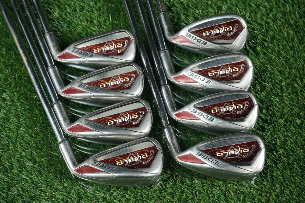 CALLAWAY GOLF DIABLO EDGE IRONS SET 4P+S W/ DIABLO UNIFLEX STEEL SHAFT