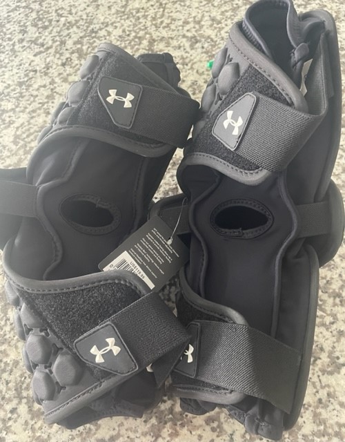 Under Armour VFT lacrosse arm guards NEW L large black SidelineSwap
