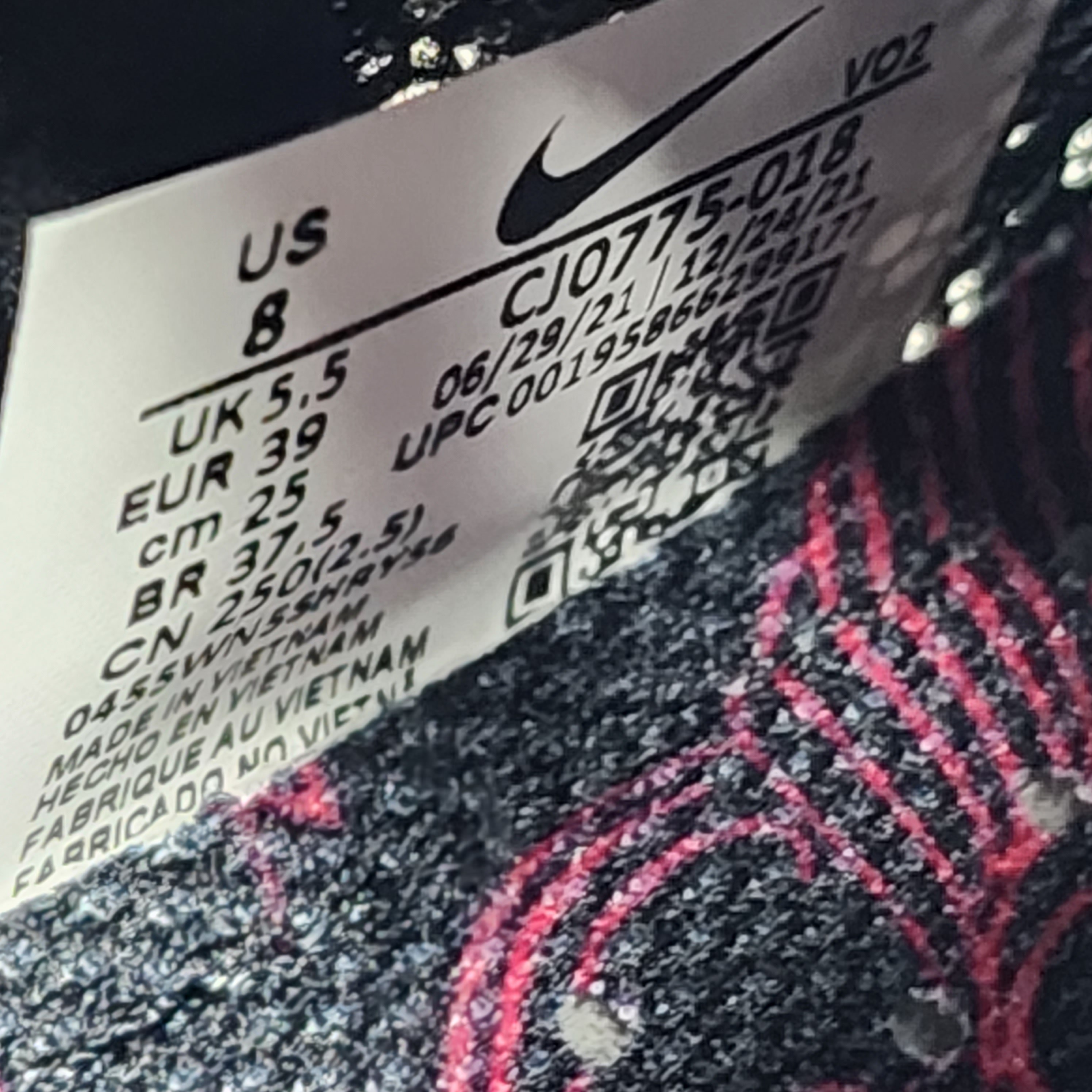 Nike Cycling Shoes Womens 8 Black Orange Tiger SuperRep Cycle Mesh