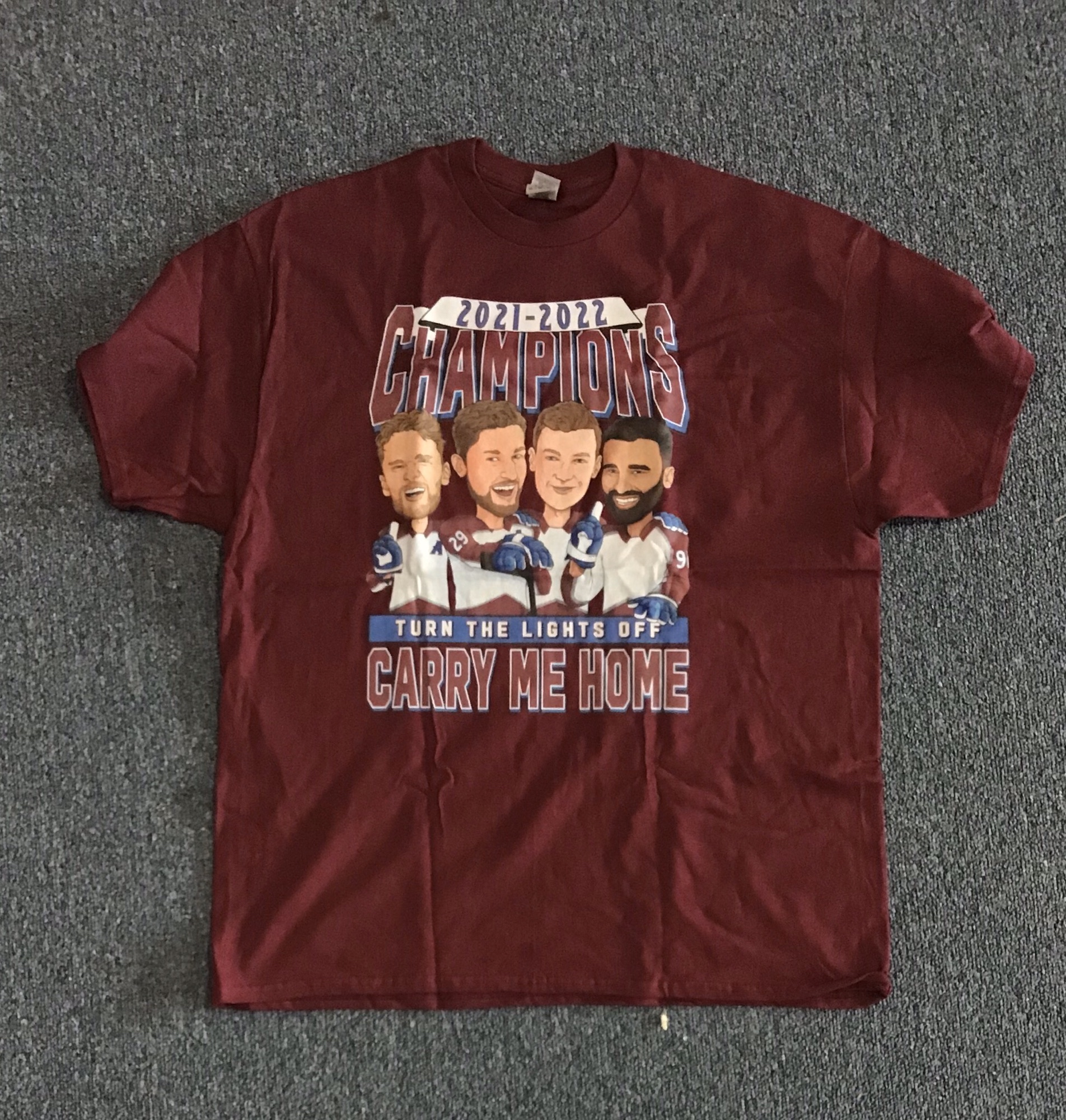 New Maroon Colorado Avalanche Stanley Cup Champions Barstool Sports